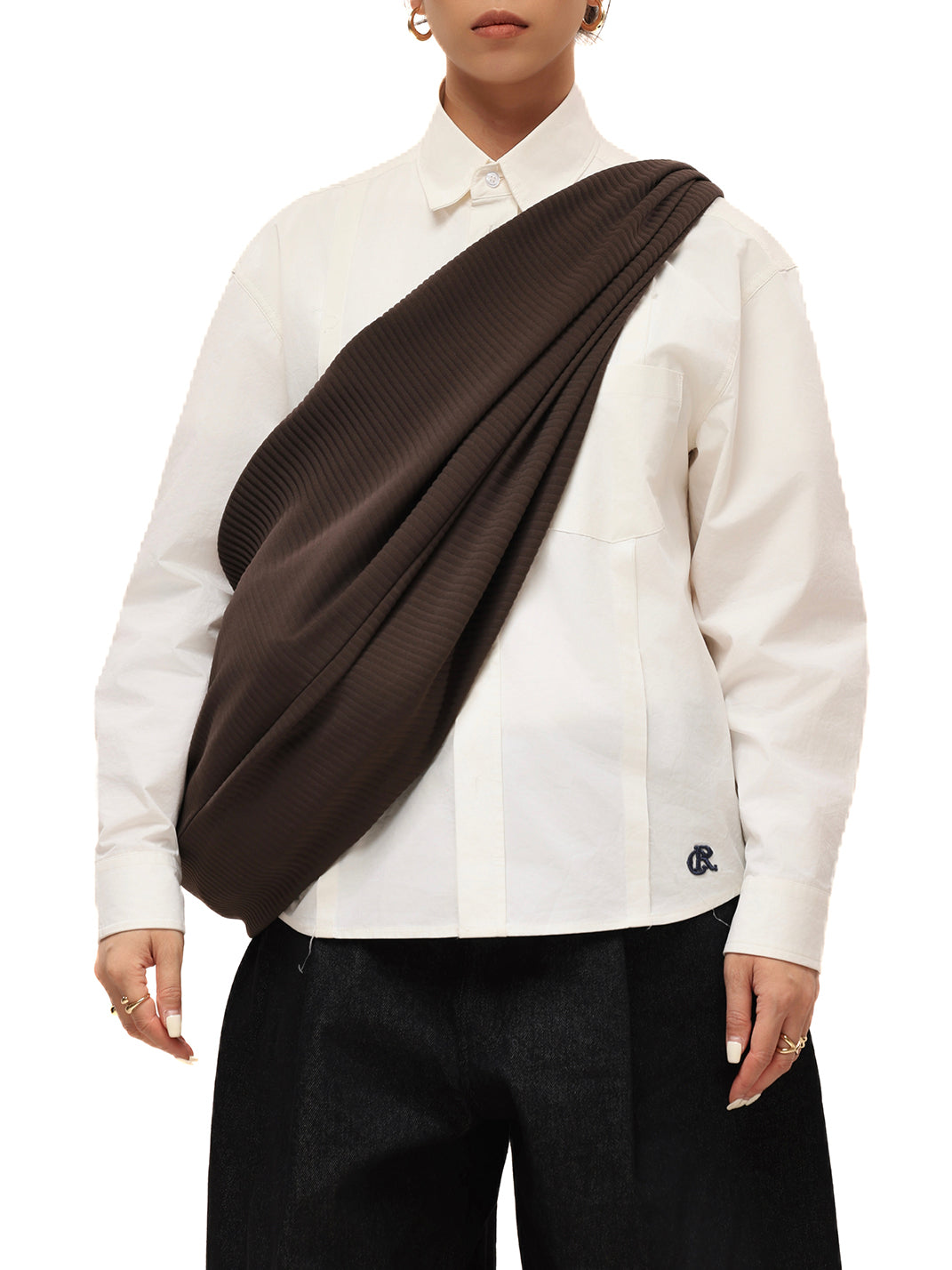 Pleated Adjustable Multi-Function Hobo Bag