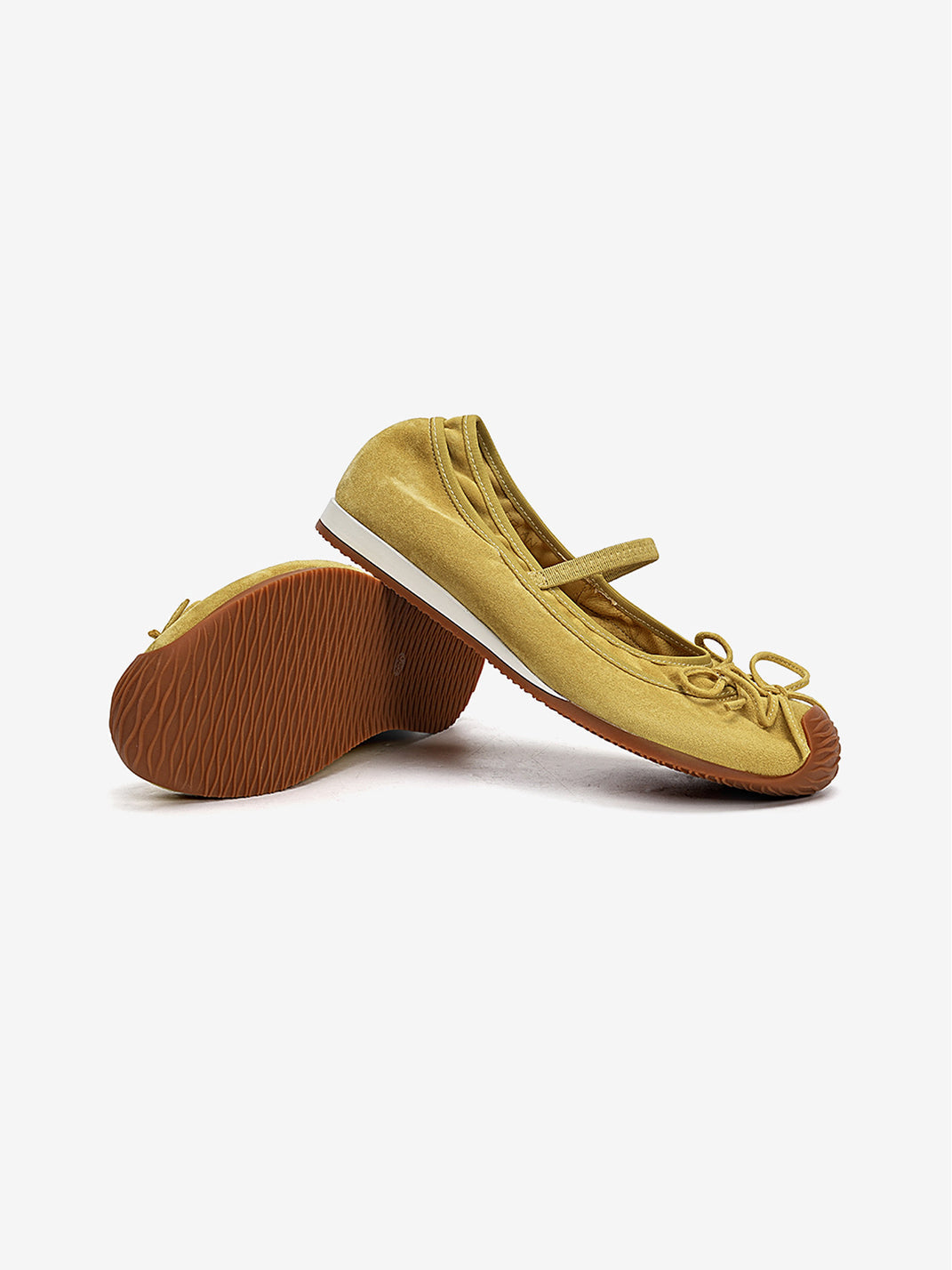 Bow-Adorned Ballet Shoes