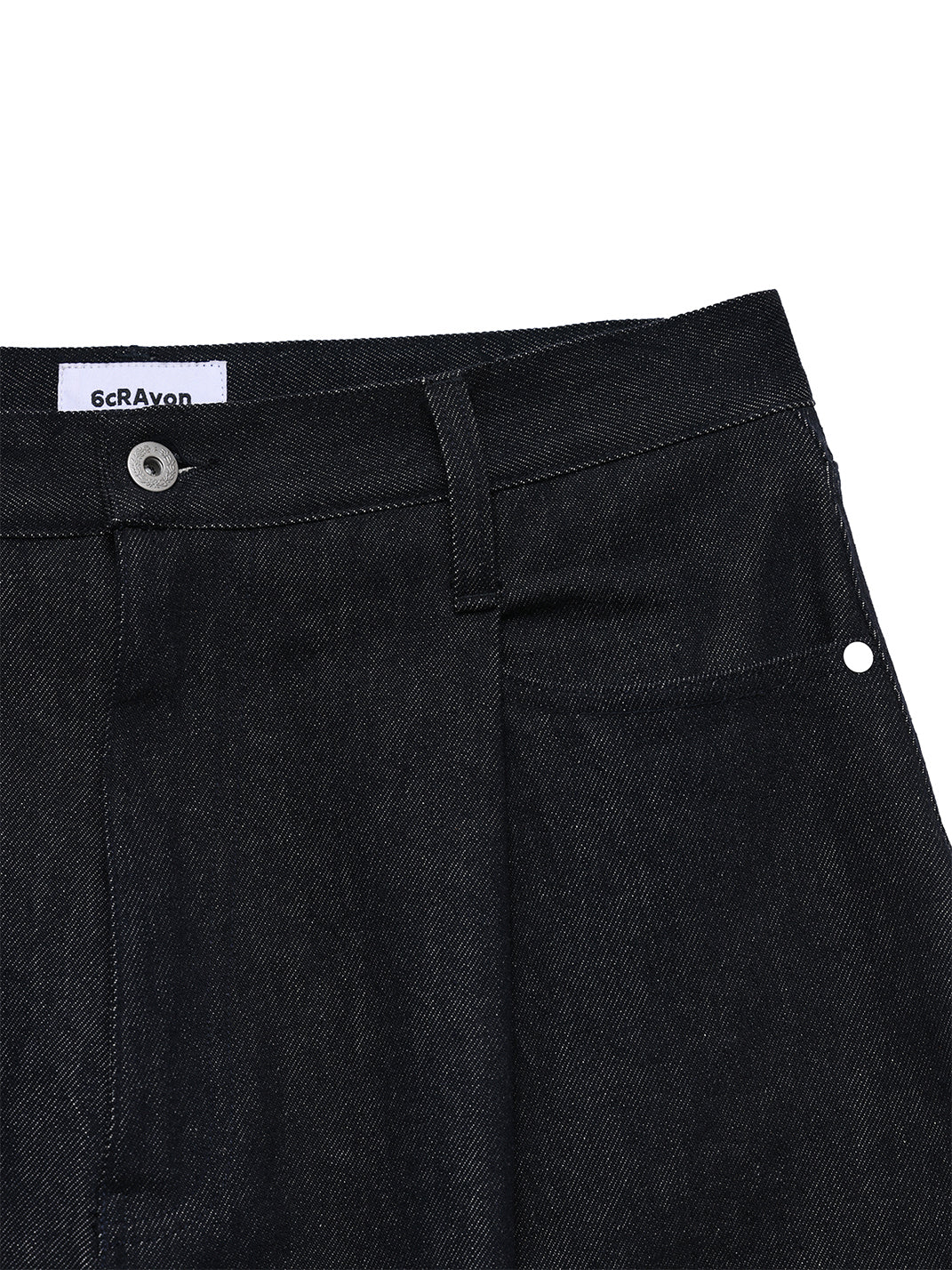 11.3oz Indigo Blue Non-Fade Wide-Leg Baggy Denim Pants