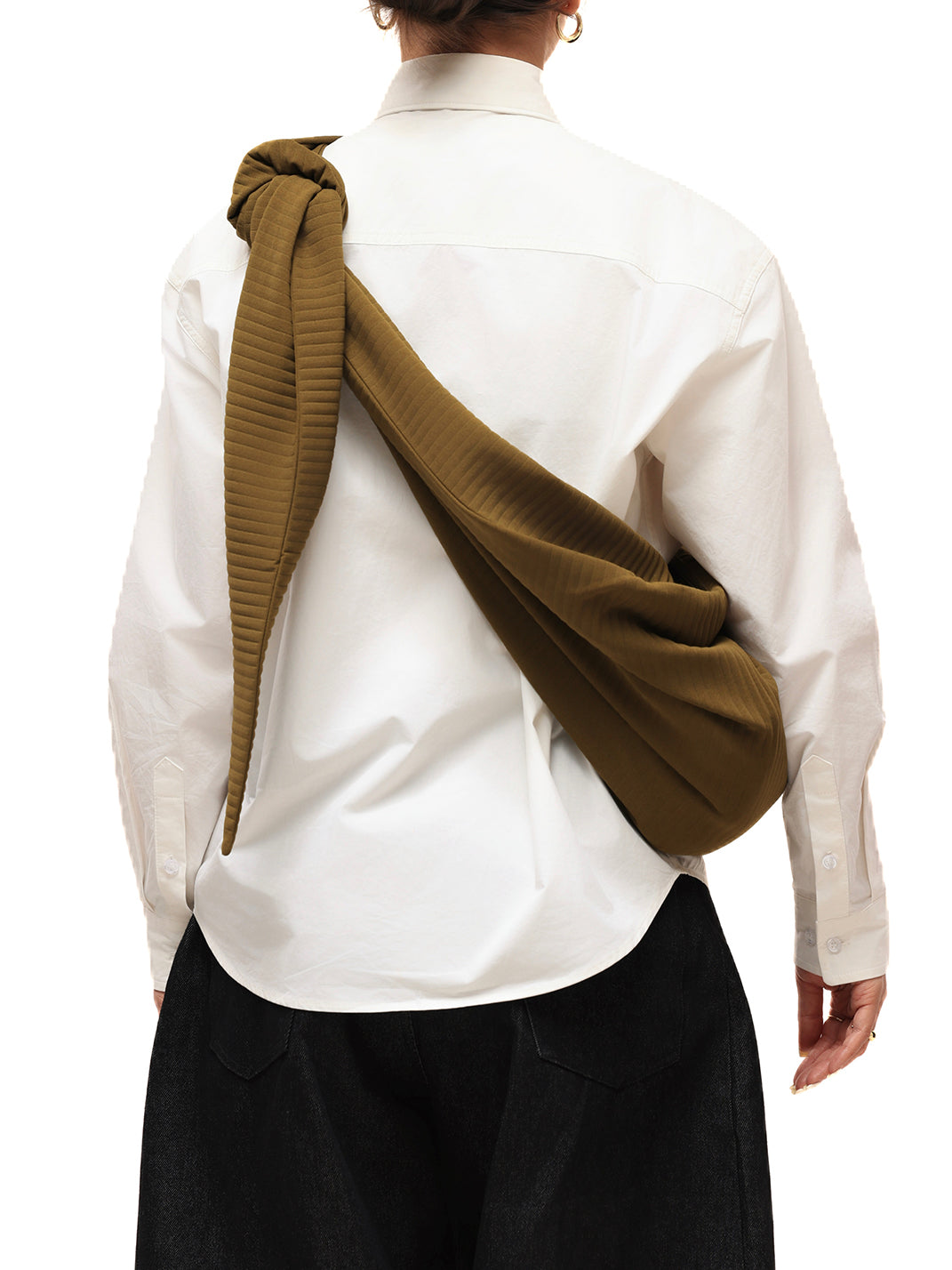 Pleated Adjustable Multi-Function Hobo Bag