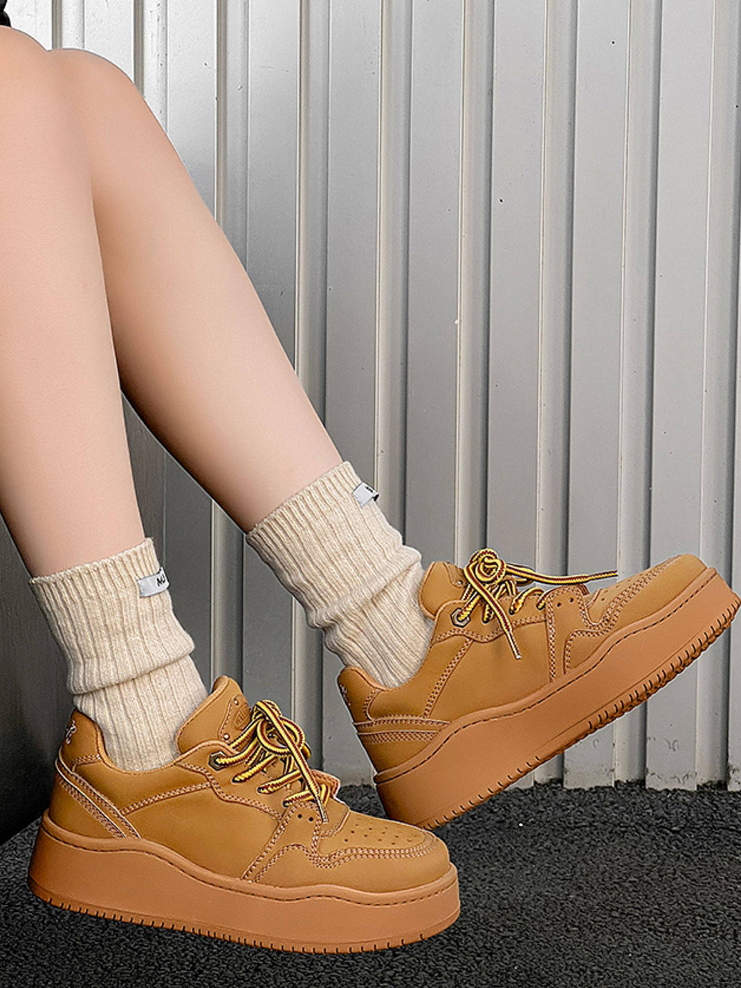 Monochromatic Chunky Sneakers