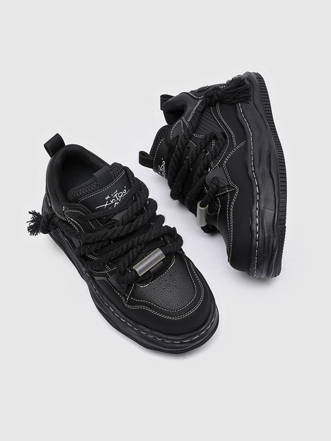 7CM Wavy Sole Chunky Sneakers