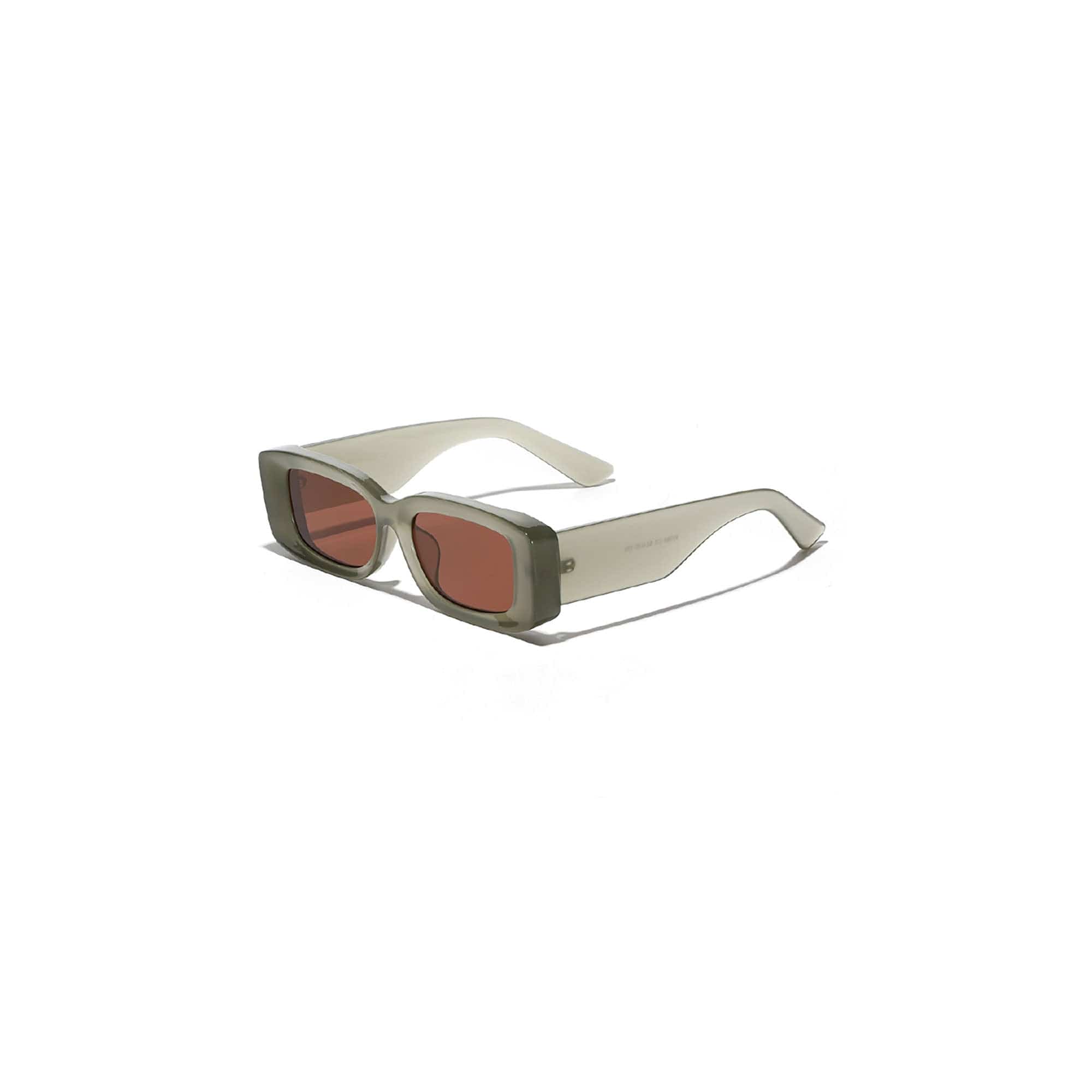 Matte Chunky Rectangle Sunglasses - view 1