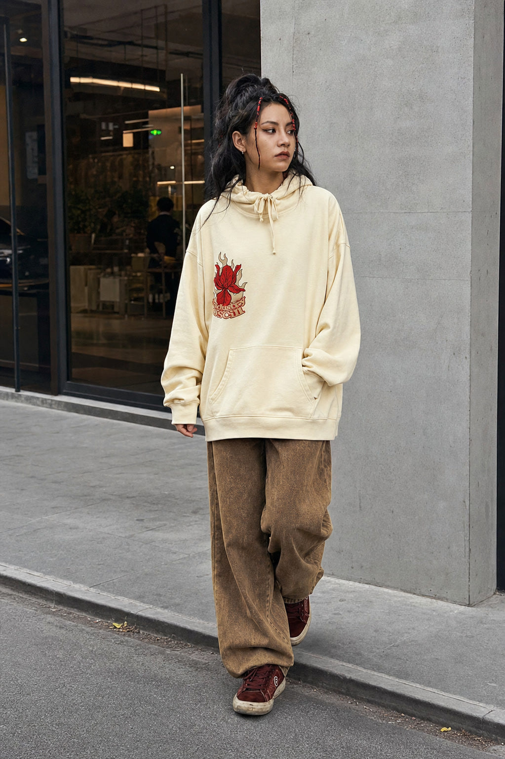Floral Flame Hoodie showcase 1