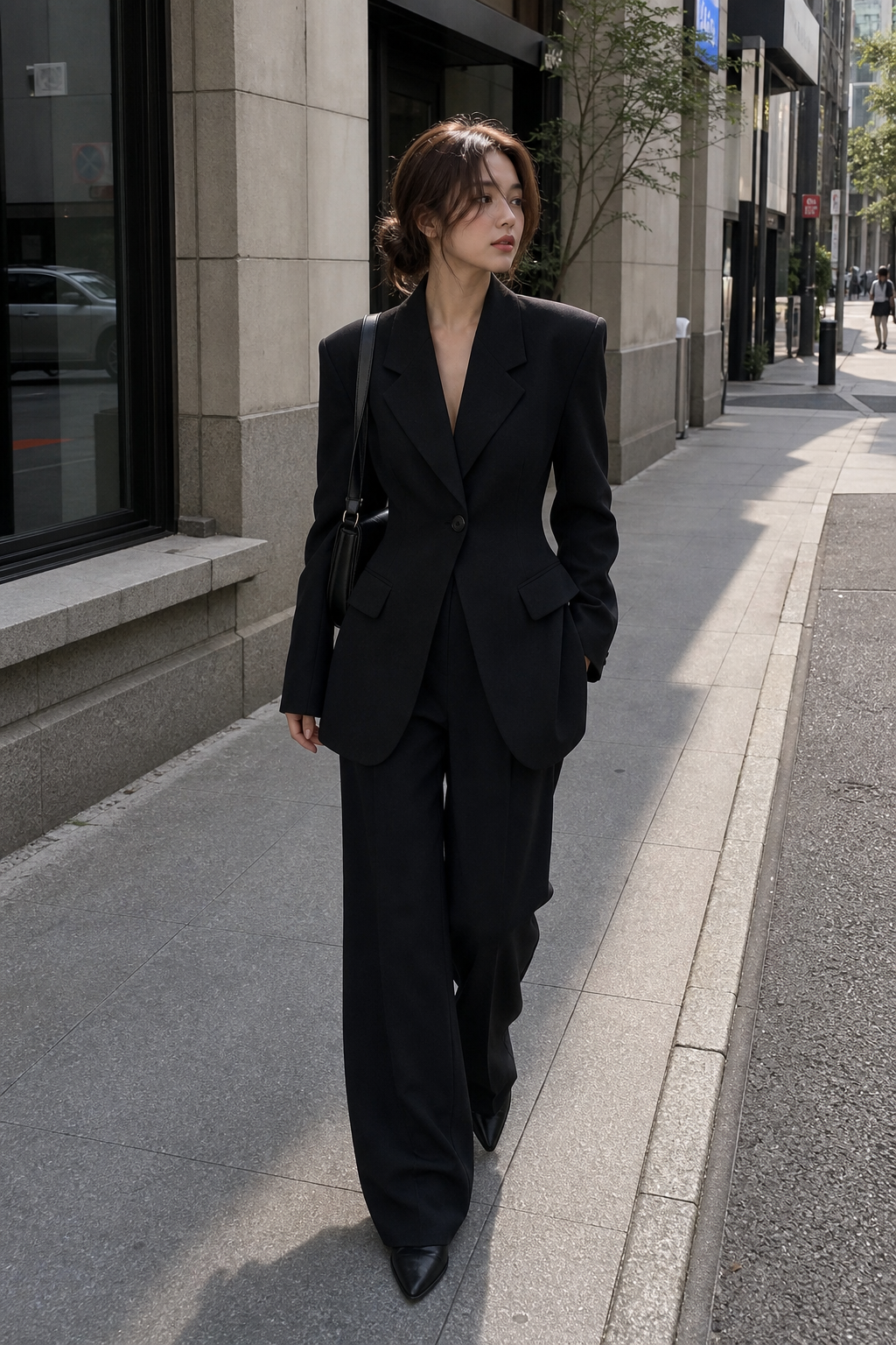 Black Designer Jacket: Slimming And Casual, Fall Collection showcase 1