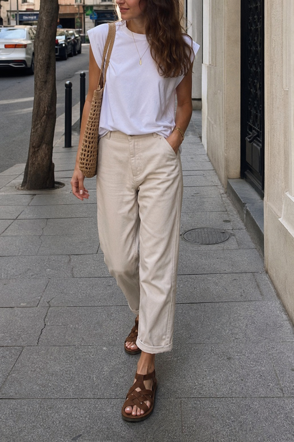 Brown Leather Fisherman Sandals showcase 1
