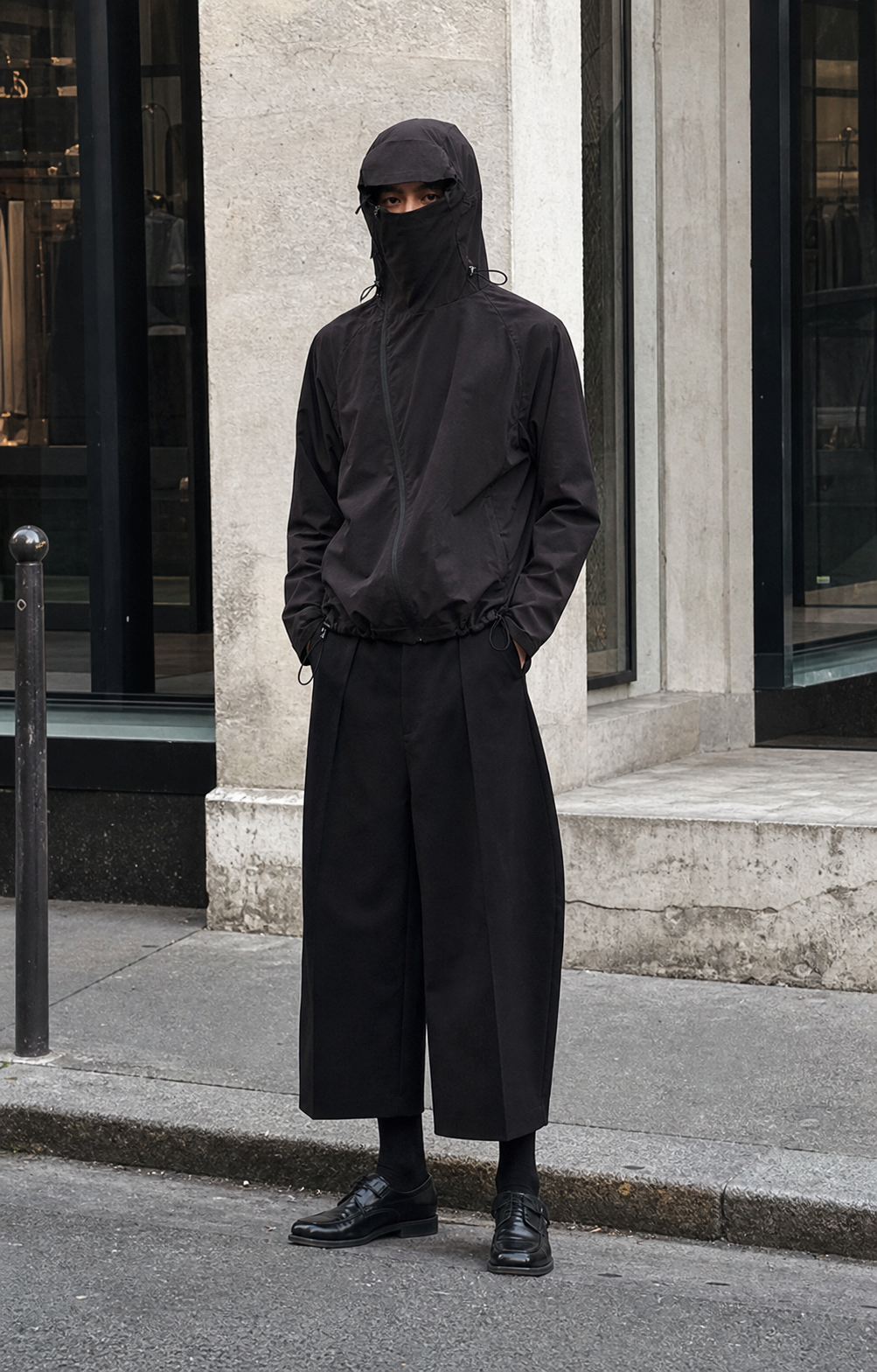 Face-Shield Tech Windbreaker Jacket showcase 1