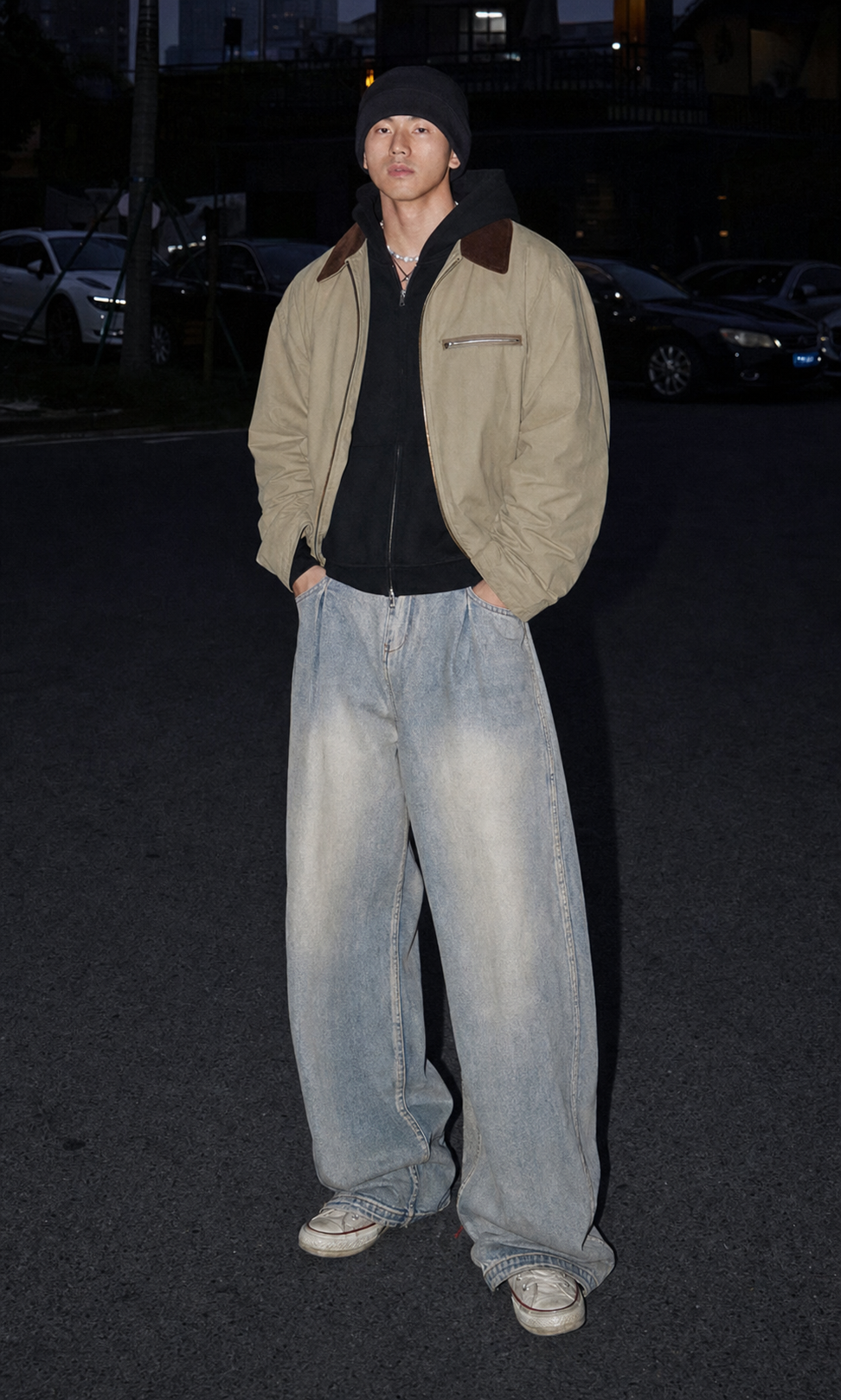Midnight Boulevard Wide-Leg Jeans showcase 1
