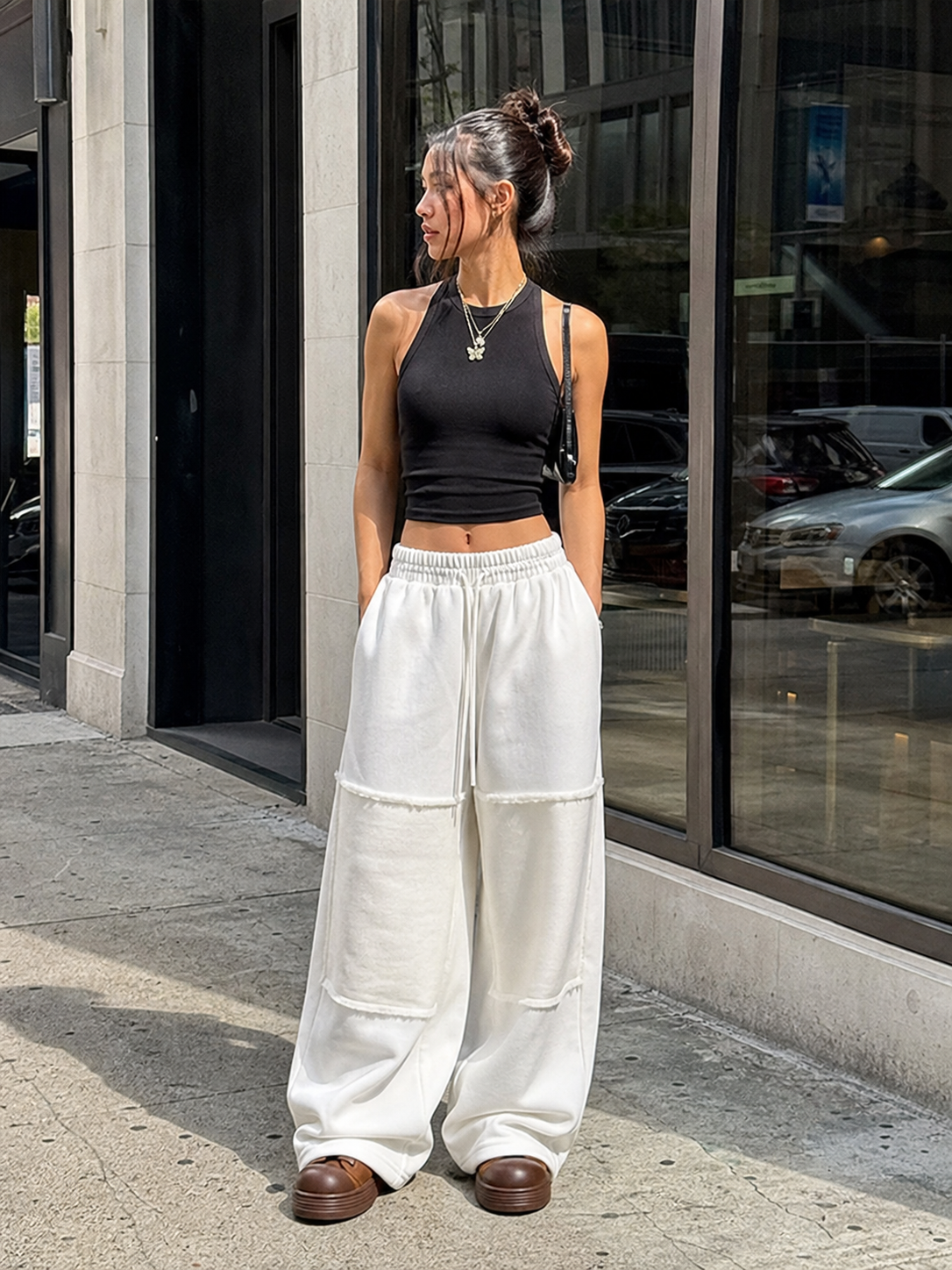 Ivory Panel Drift Lounge Pants showcase 1