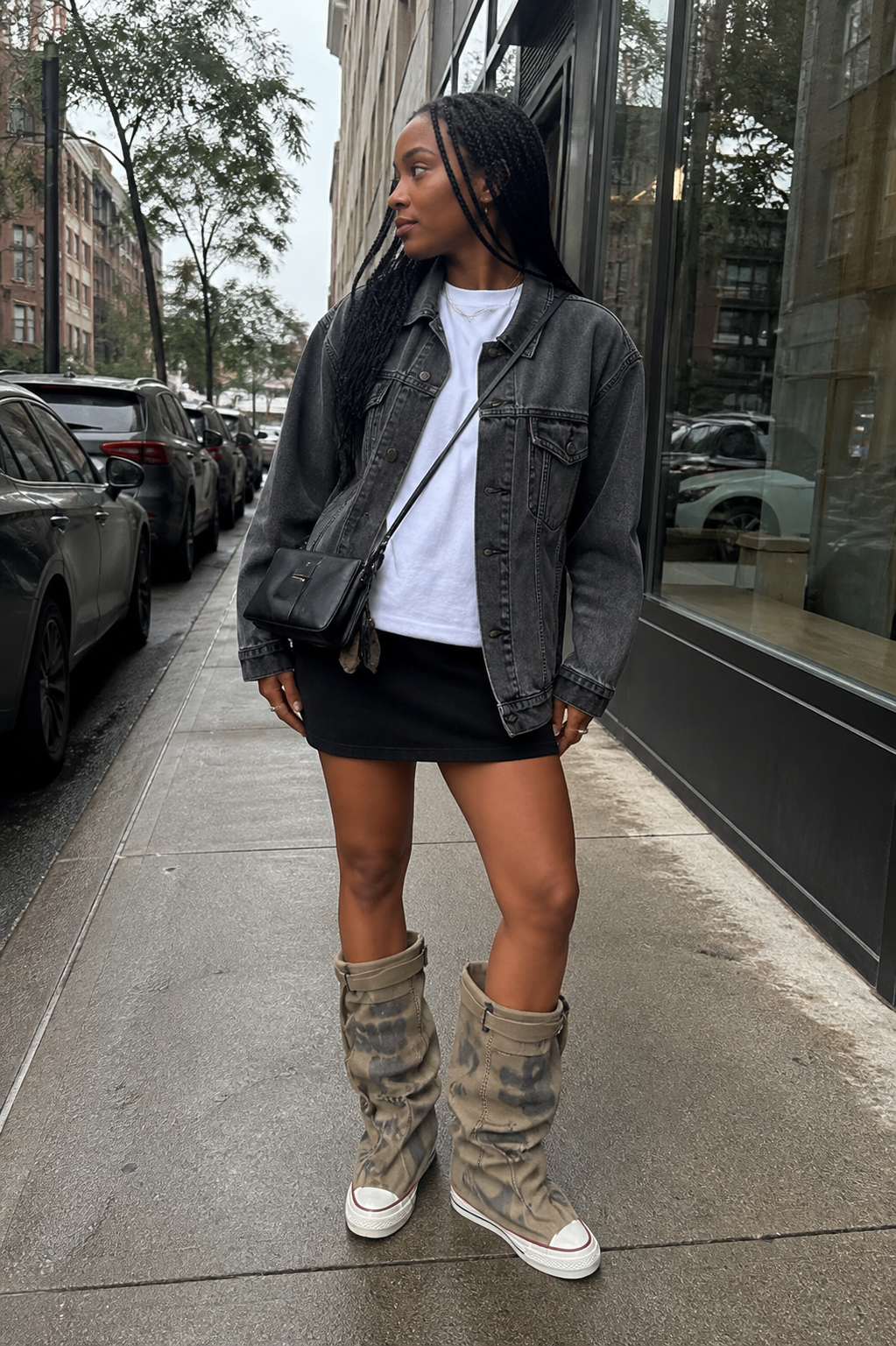 Desert Chunky Platform Lace-Up Tall Boots UGC showcase 1