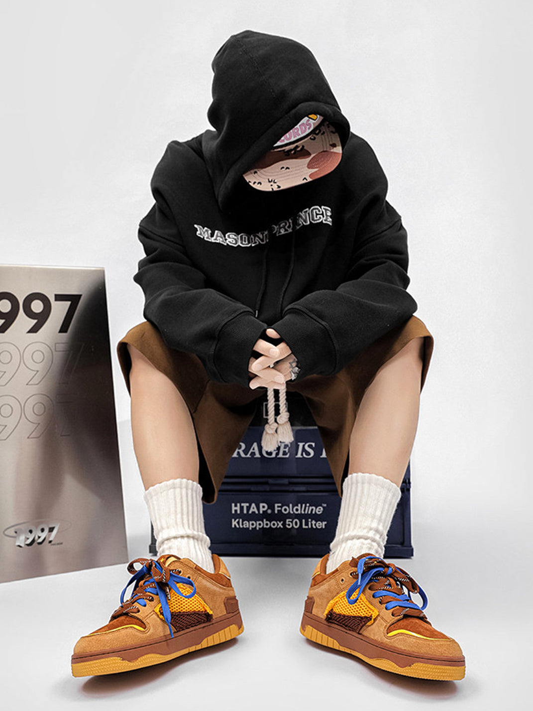 Dual-Lace System Perforated Upper Sneakers
