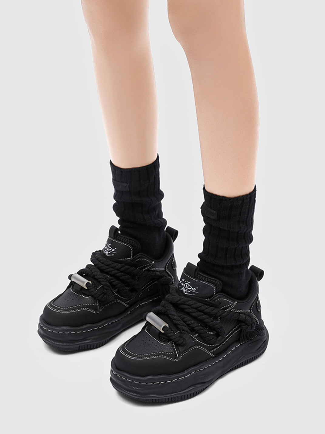 7CM Wavy Sole Chunky Sneakers