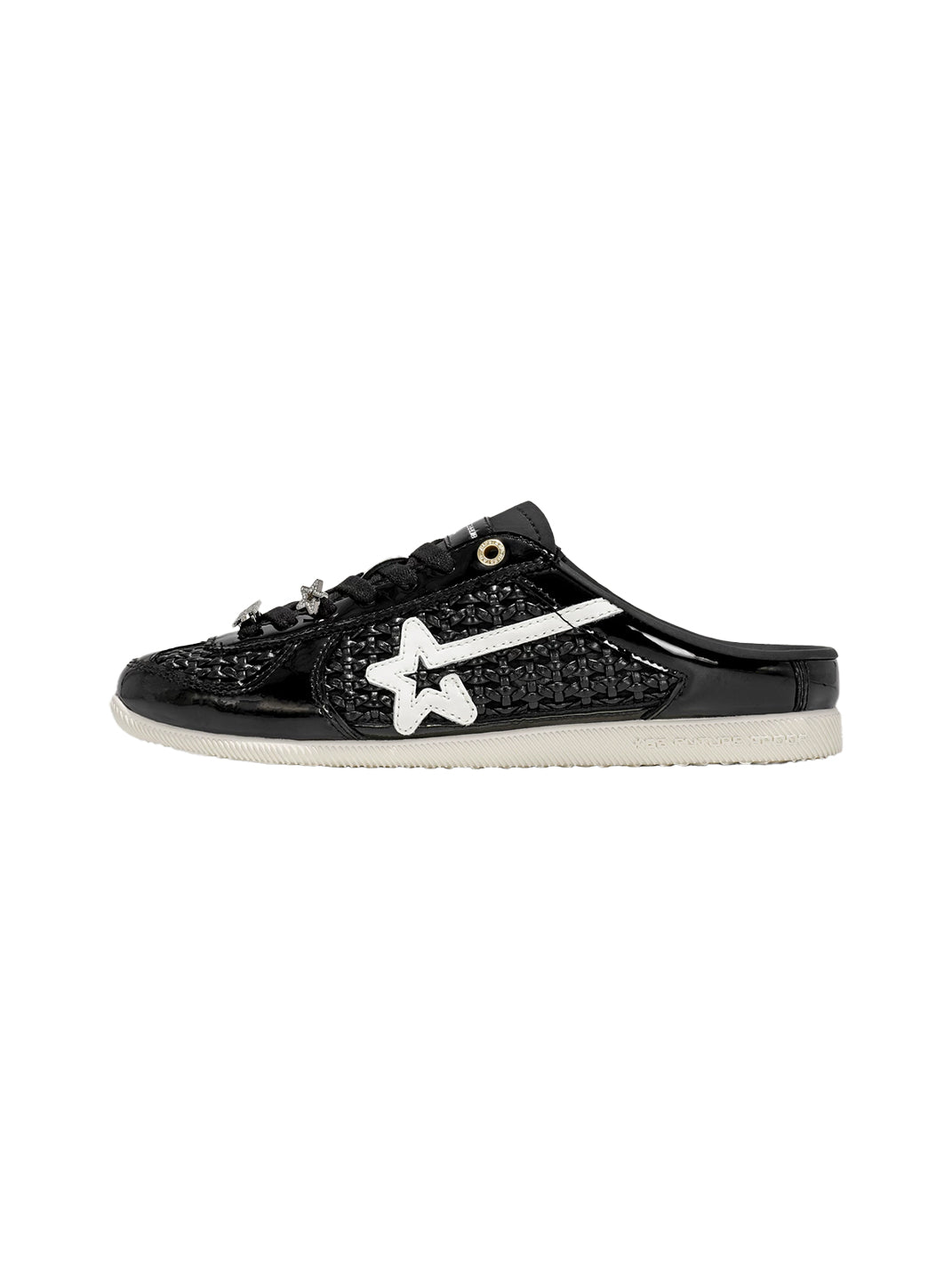 Star-Charm Lace-Up Sneaker Mules - view 5