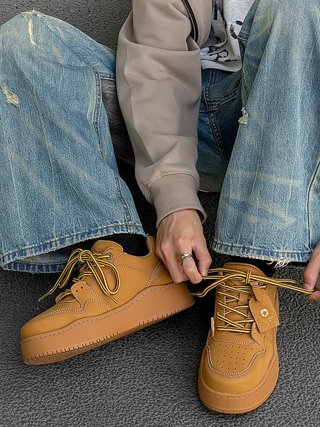 Monochromatic Chunky Sneakers
