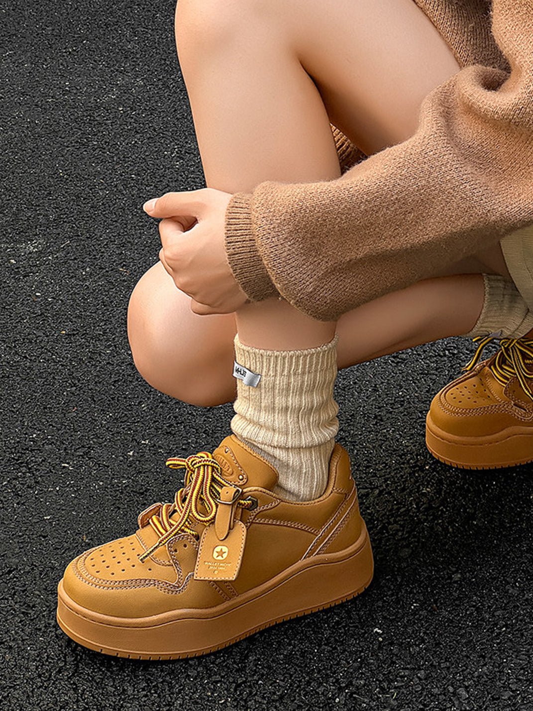 Monochromatic Chunky Sneakers