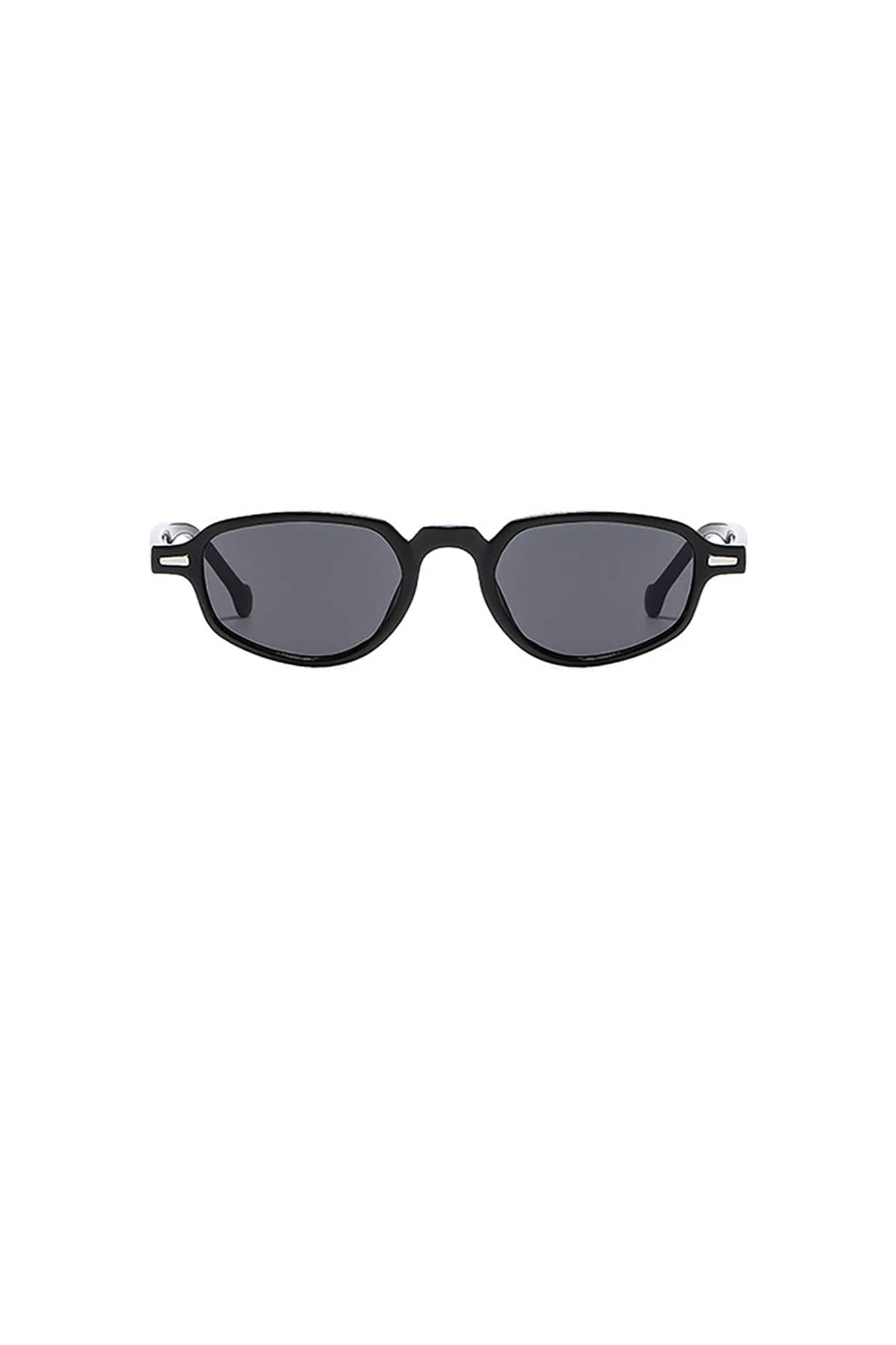 Mixed-Frame Gradient Oval Sunglasses - view 6