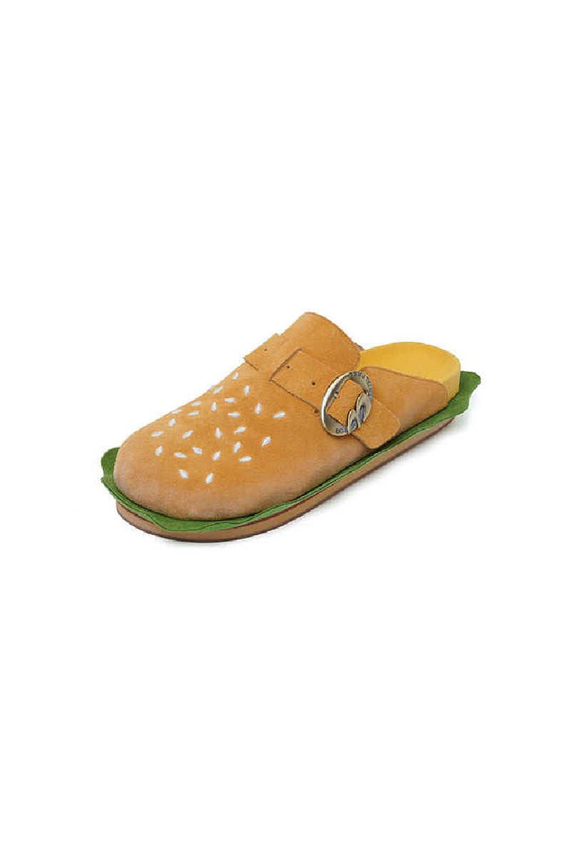 Hamburger Design Novelty Slip On Clogs