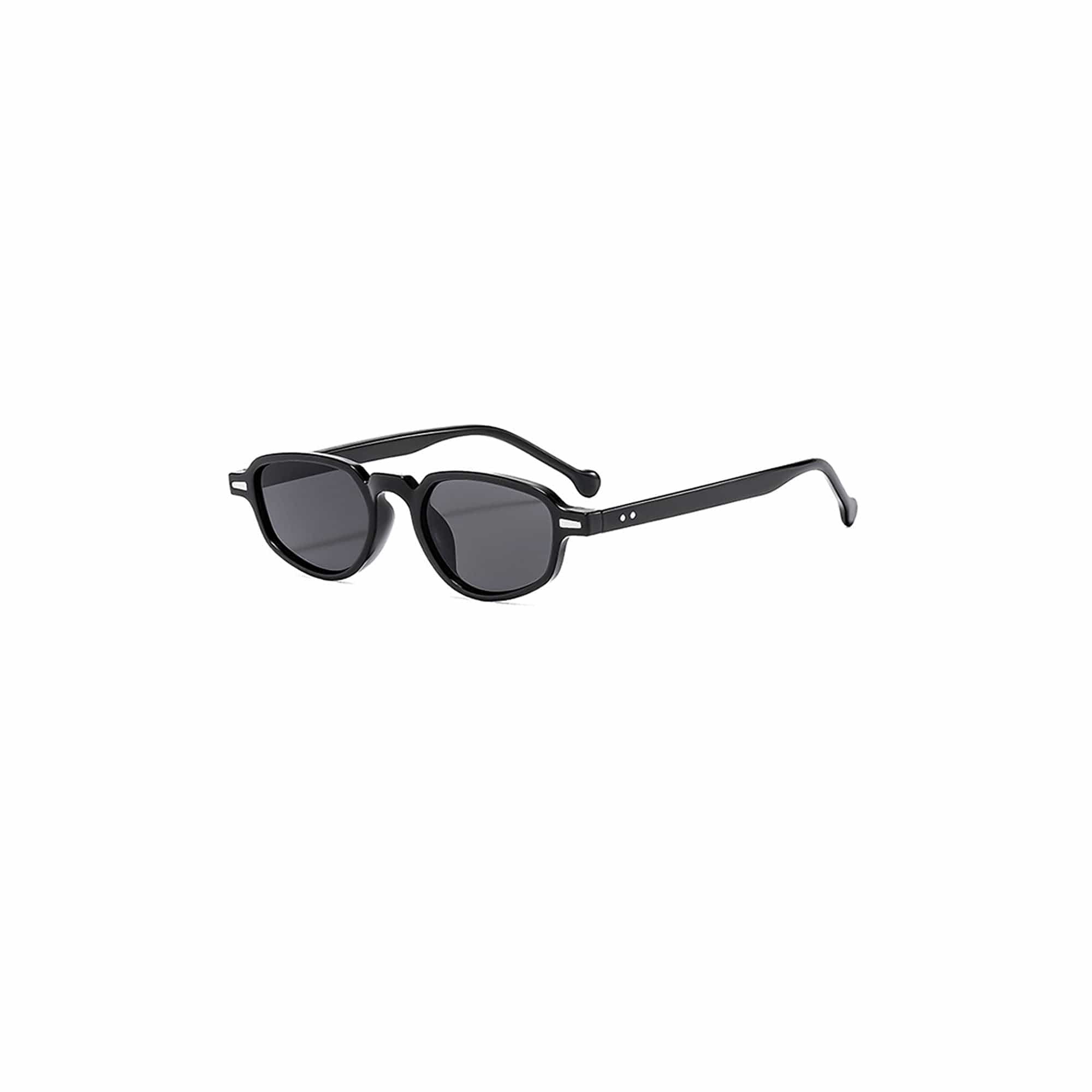 Mixed-Frame Gradient Oval Sunglasses - view 2