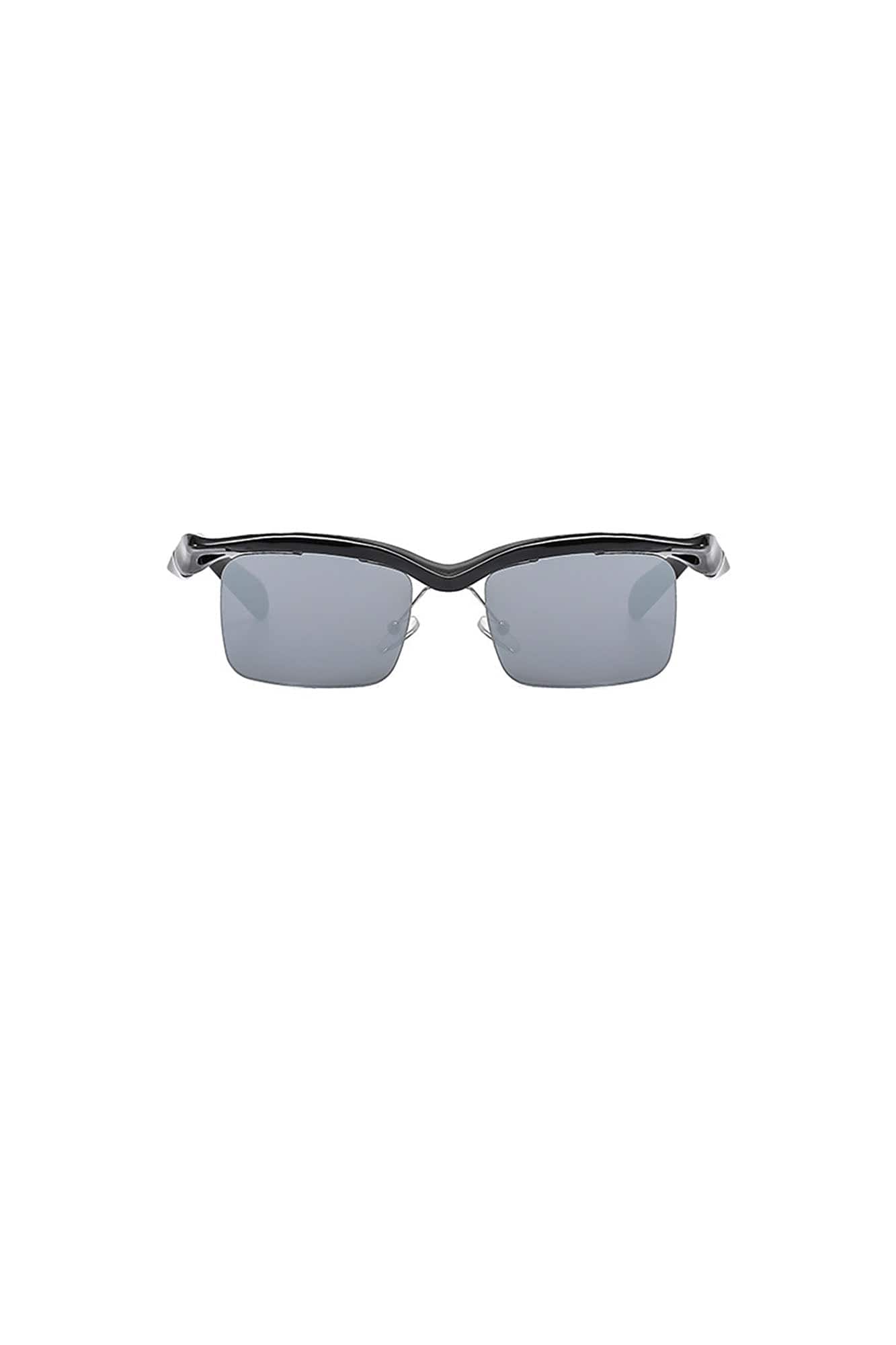 Streamlined Half-Rim Tint Sunglasses - view 6