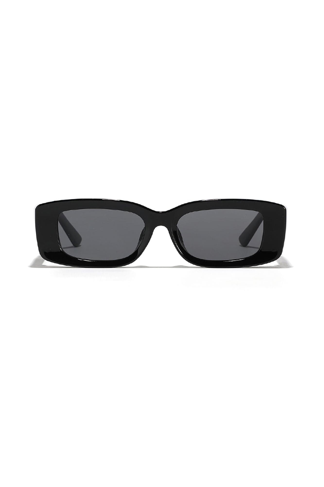 Matte Chunky Rectangle Sunglasses - view 5