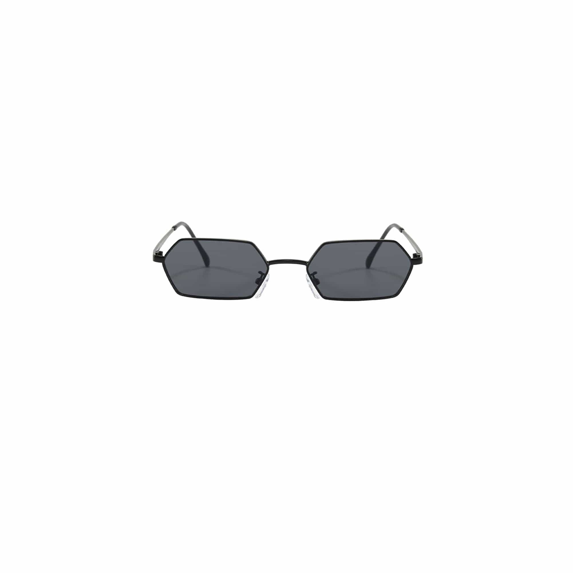Slim Hexagon Wireframe Sunglasses - view 2