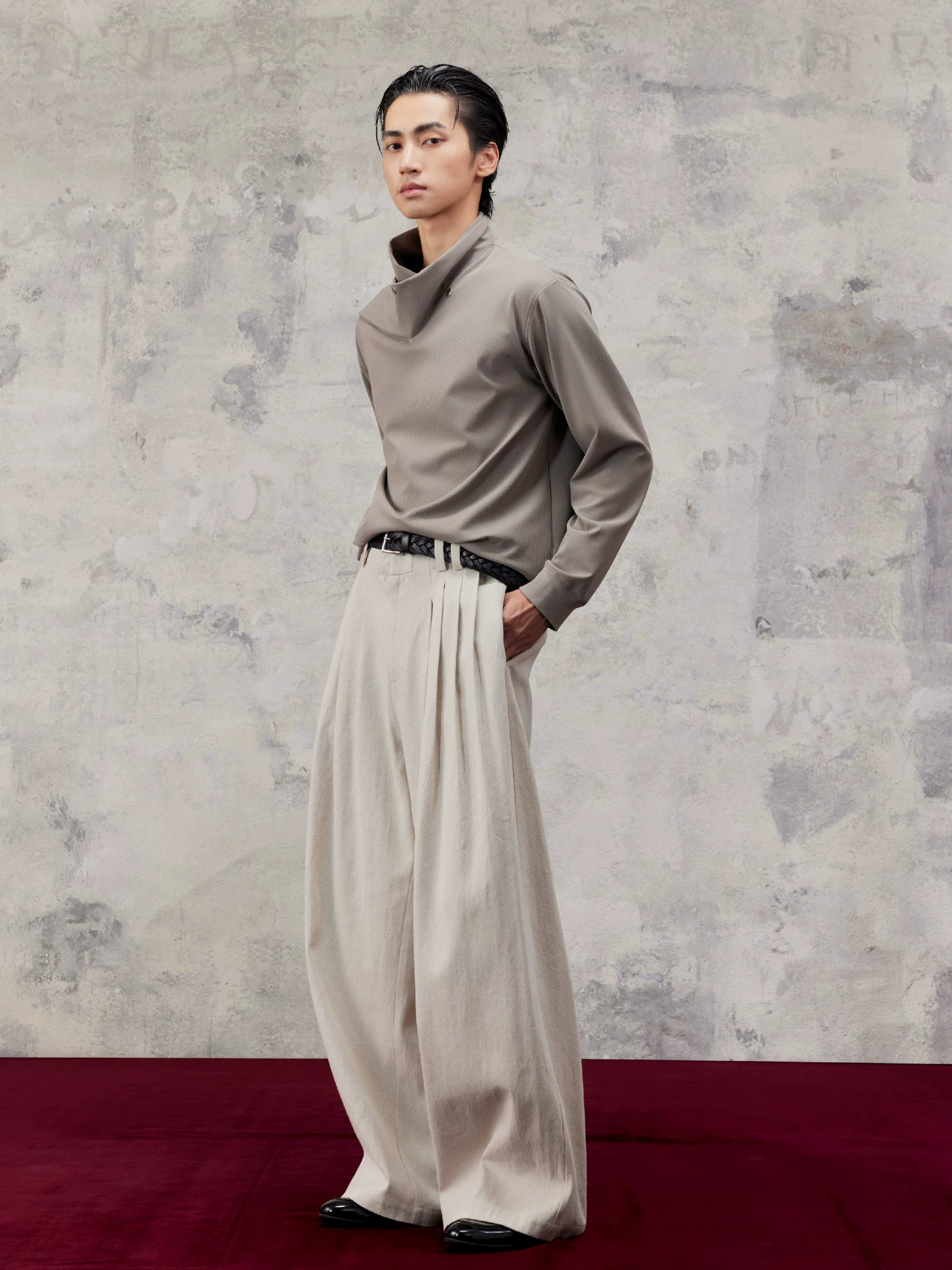 Almond Khaki full outfit view