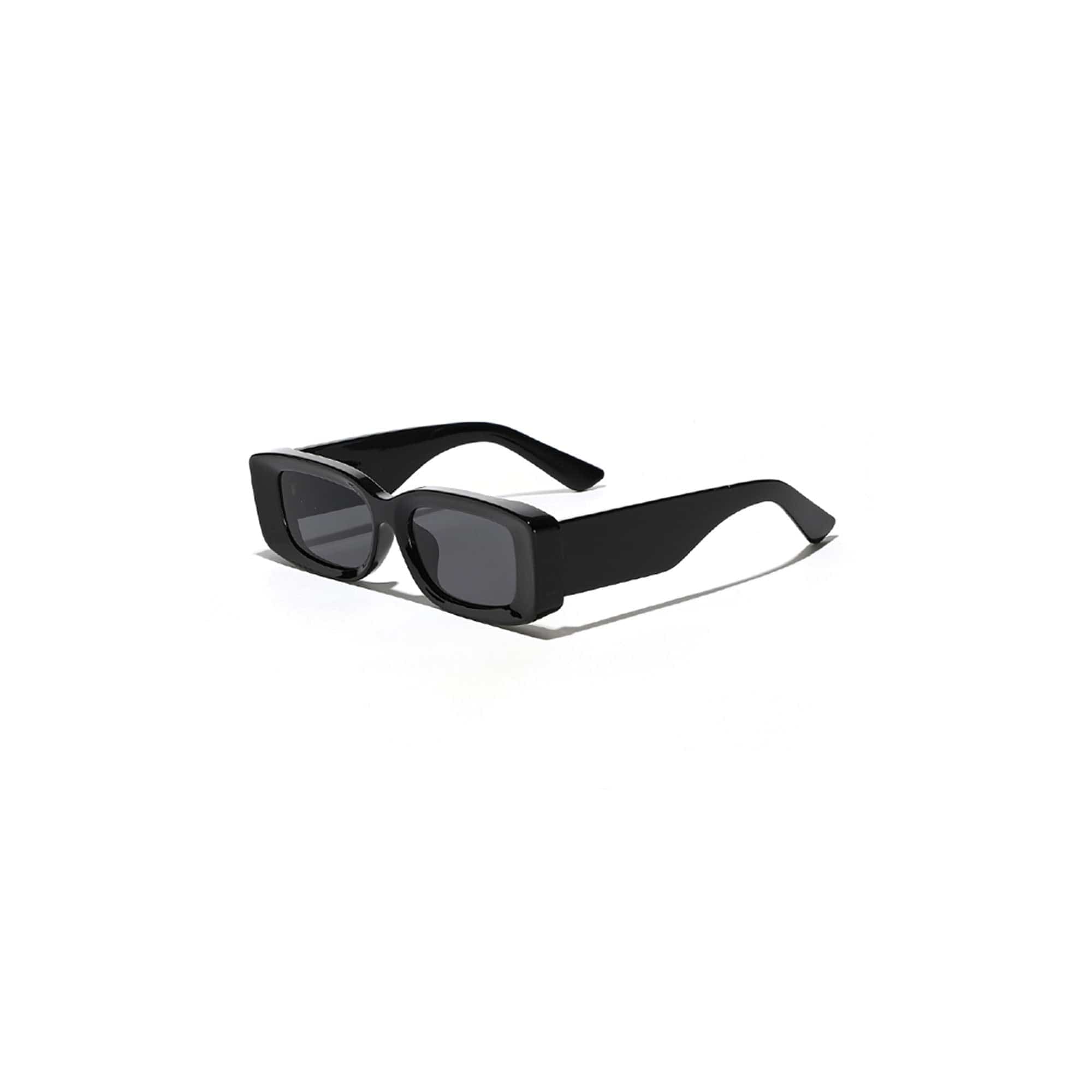 Matte Chunky Rectangle Sunglasses - view 2