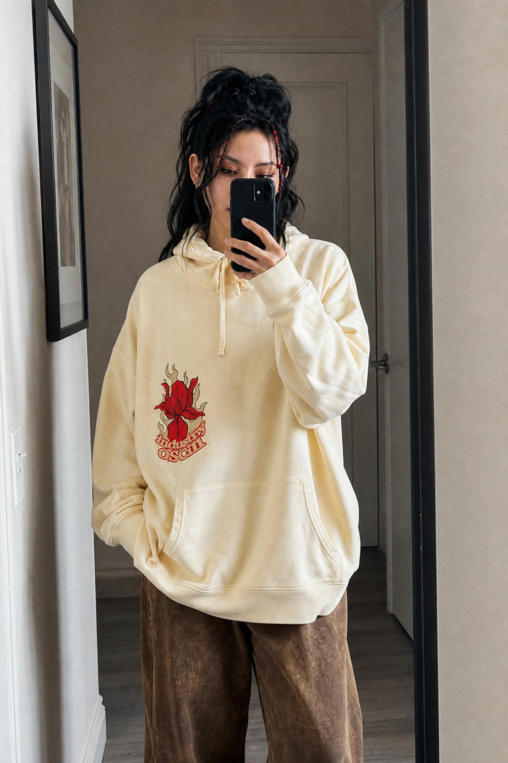 Floral Flame Hoodie showcase 2