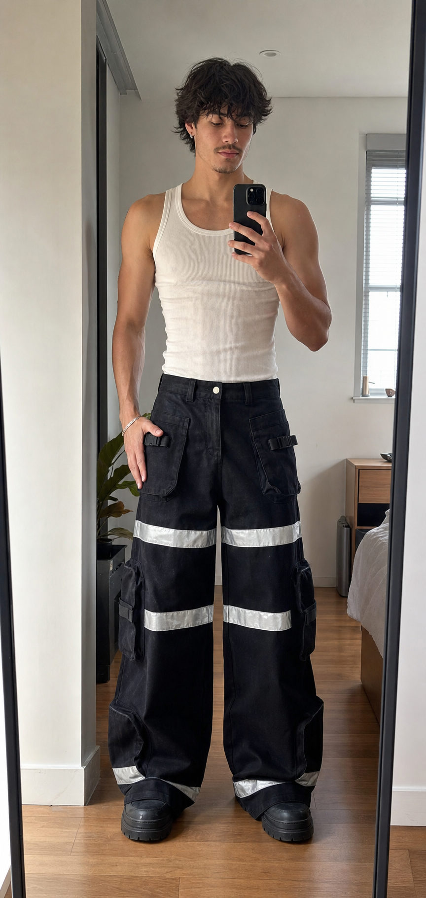 Inferno Signal Reflective Cargo Pants showcase 2