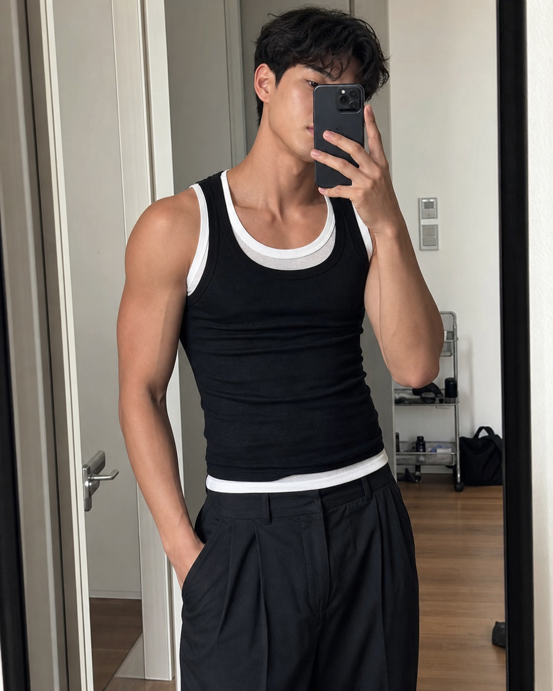 Layered Ember Double Tank Top showcase 2