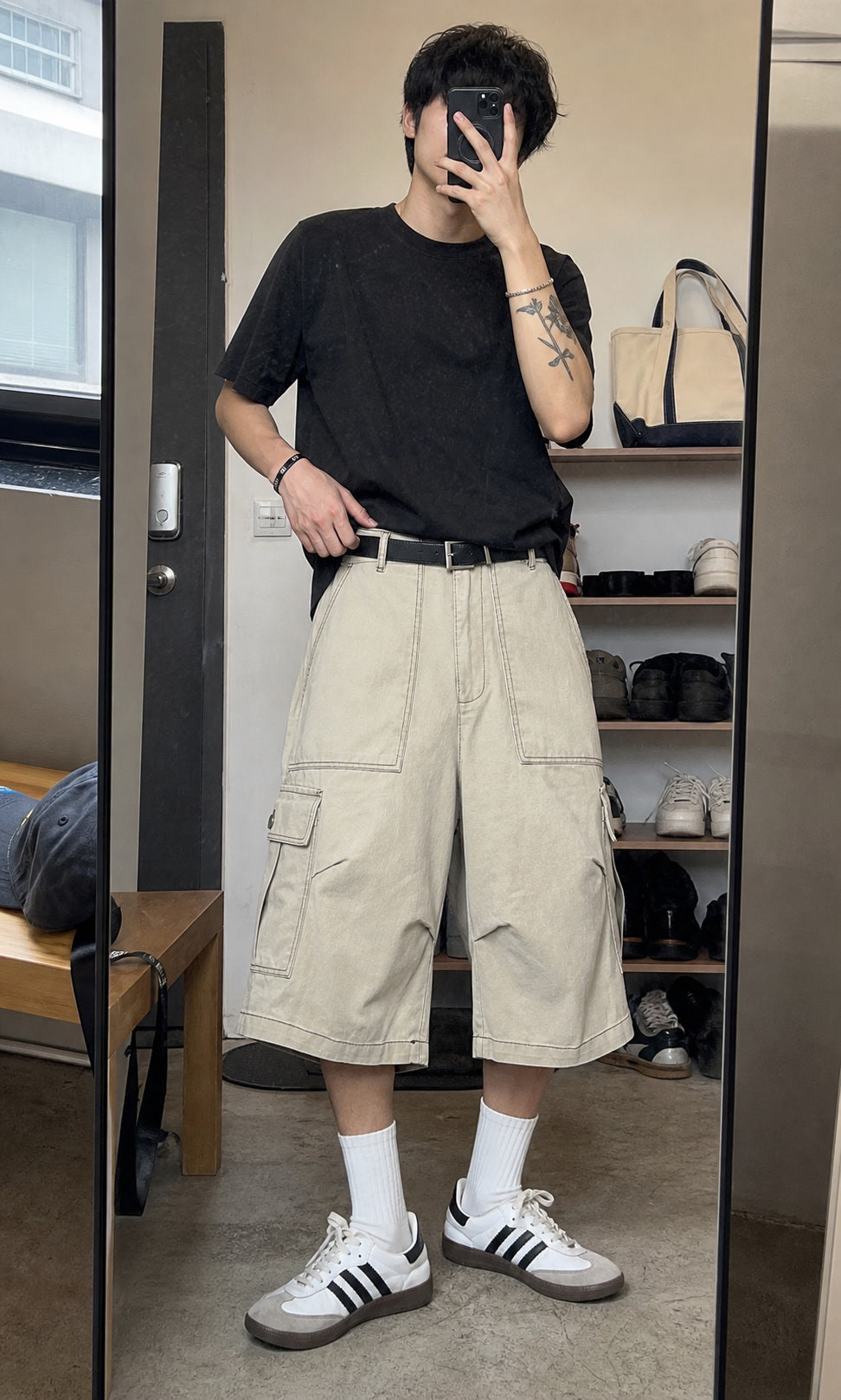 Dust Trail Cargo Bermuda Shorts regenerated UGC showcase 2