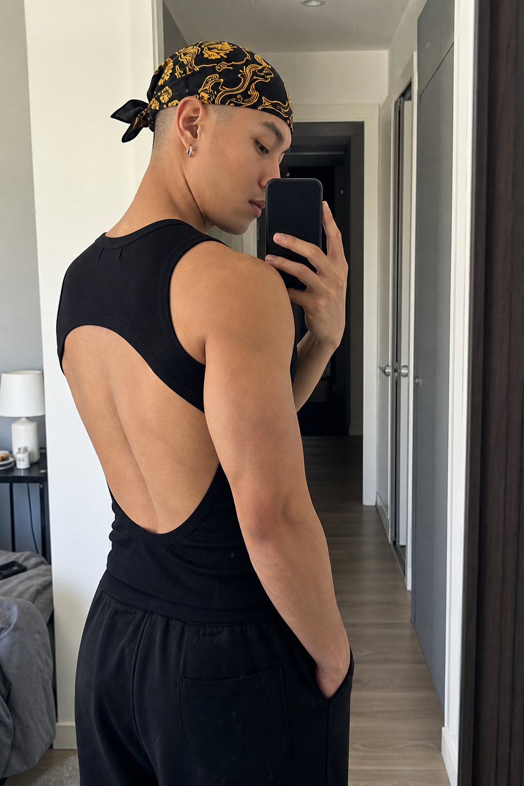 Open Back Muscle Tank showcase 2