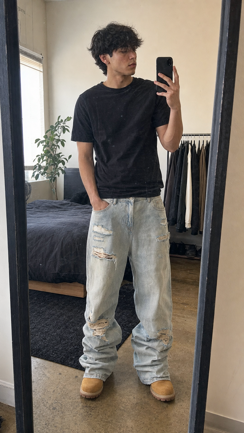 Quarry Fade Stacked Ruin Jeans UGC showcase 2