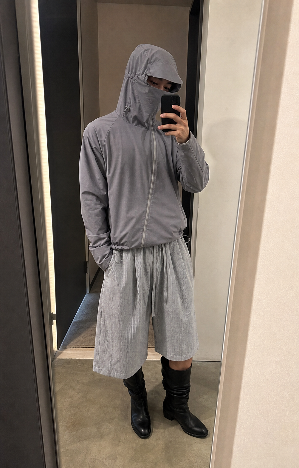 Face-Shield Tech Windbreaker Jacket showcase 2