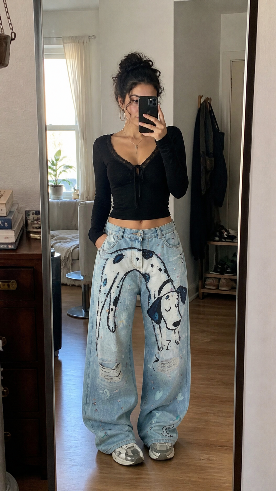 Dalmatian Dream Straight-Leg Jeans UGC showcase 2