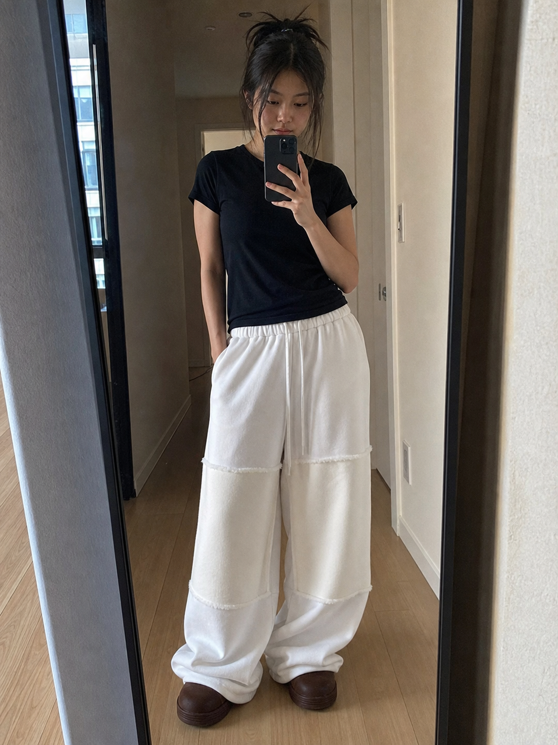 Ivory Panel Drift Lounge Pants showcase 2