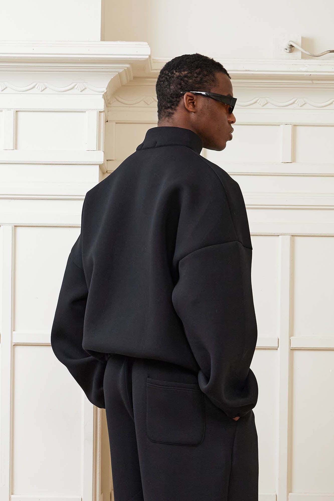 Oversized High Neck Sweatshirt