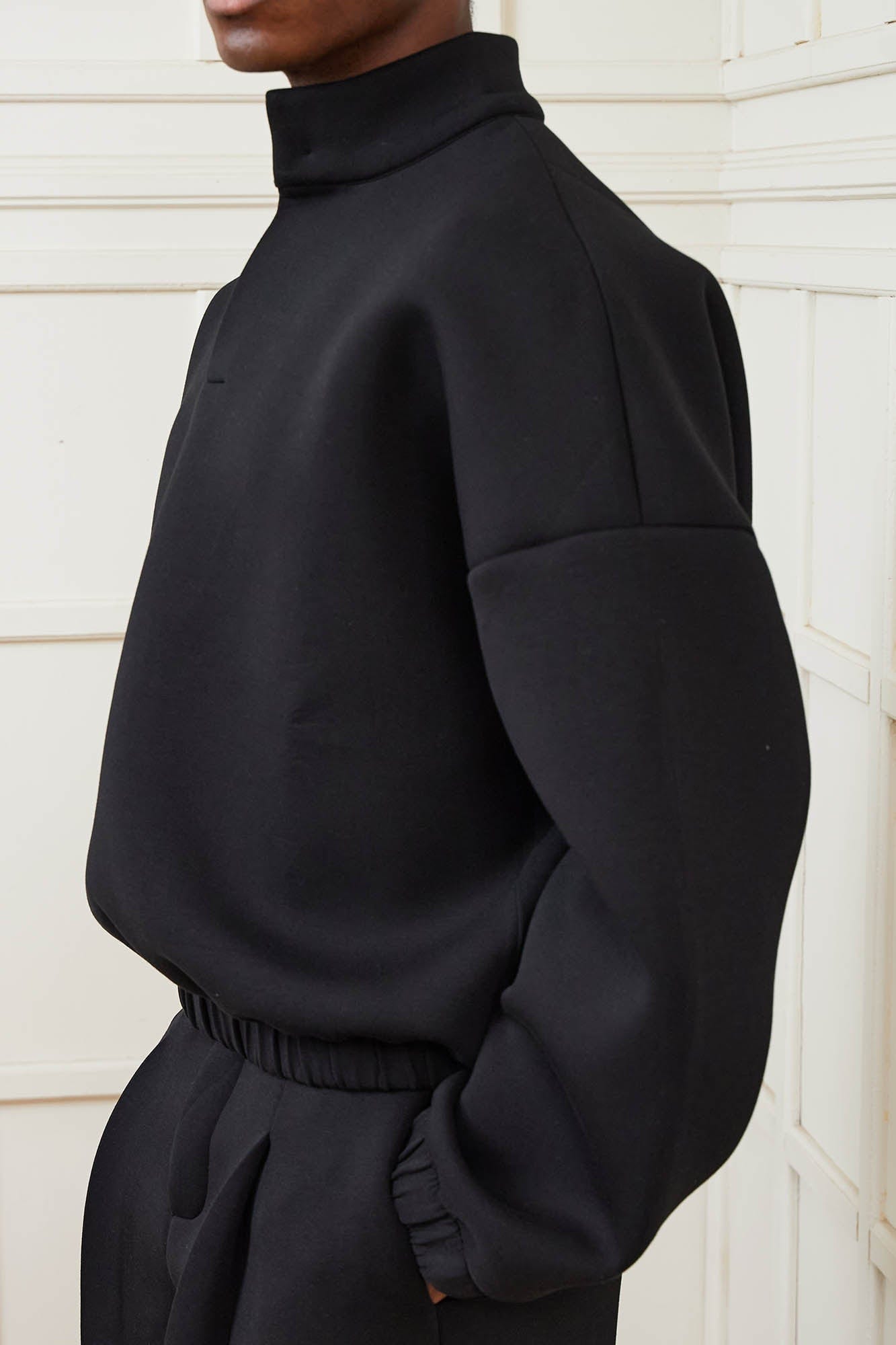 Oversized High Neck Sweatshirt