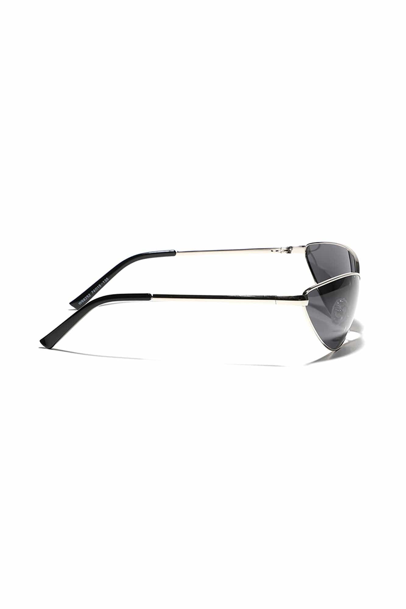 Futuristic Wraparound Cat-Eye Sunglasses - view 7