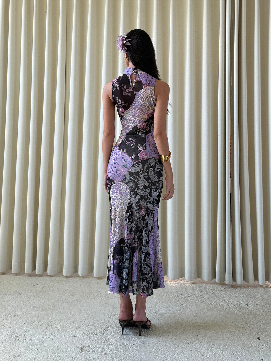 Stretch Mermaid Cheongsam Dress