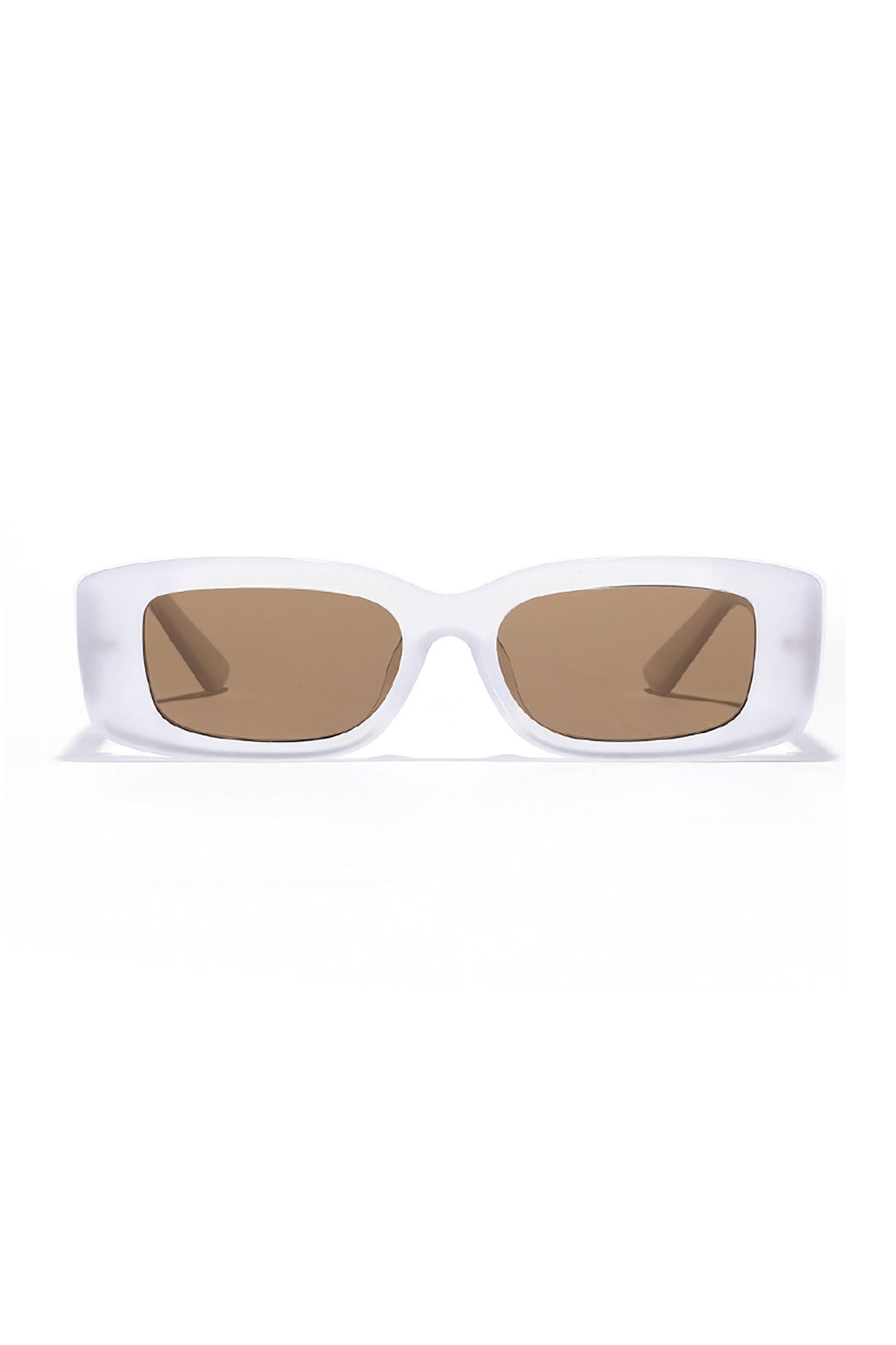 Matte Chunky Rectangle Sunglasses - view 6