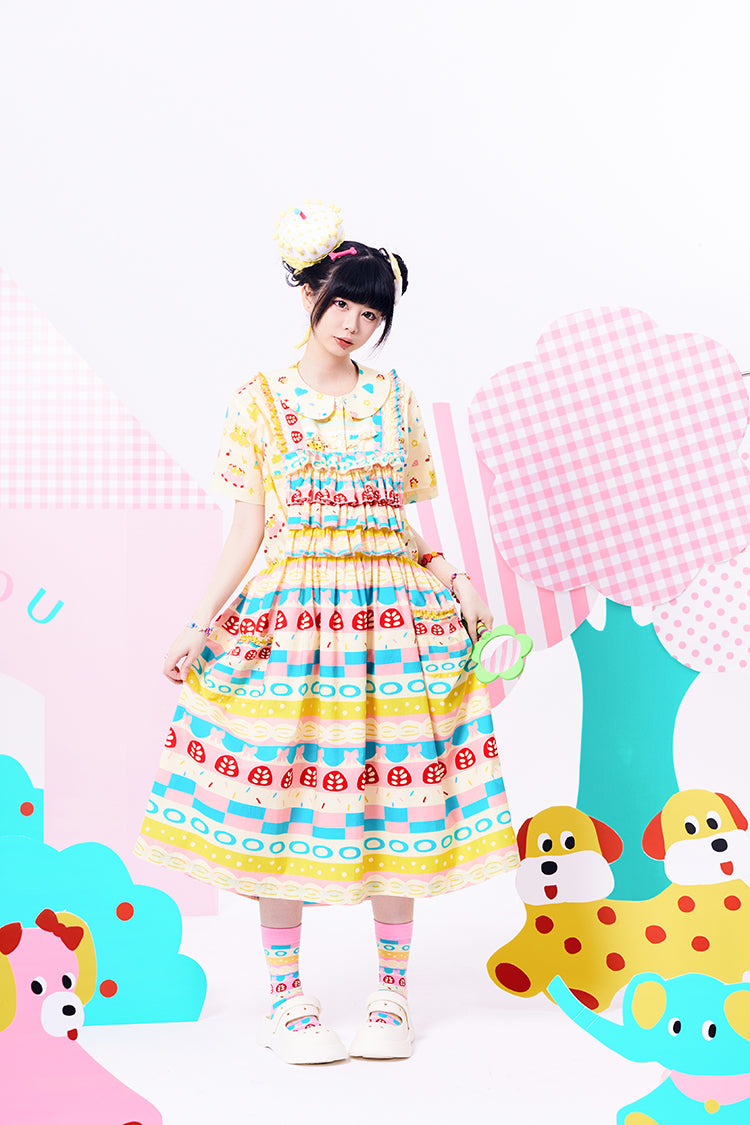 Sweet Ruffle Princess Summer Dress
