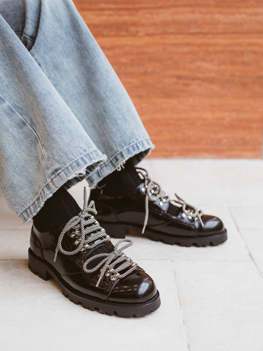 Cut Out Workwear Genuine Leather Derby Shoes image 3