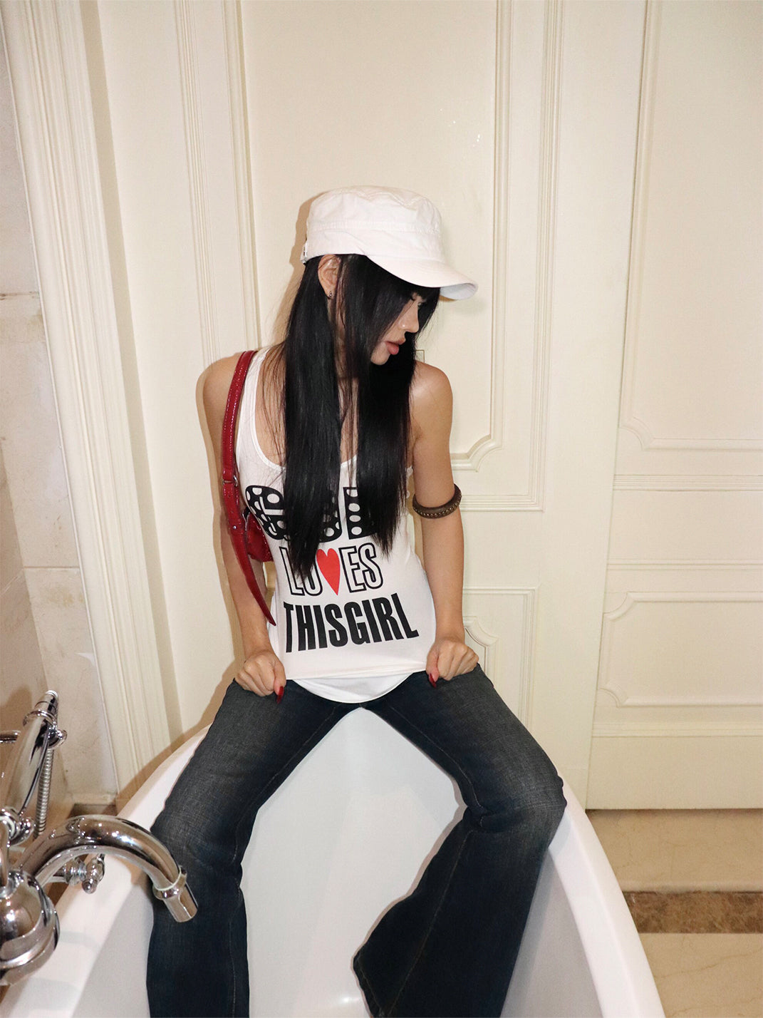 Long Length Sheer Tank Top