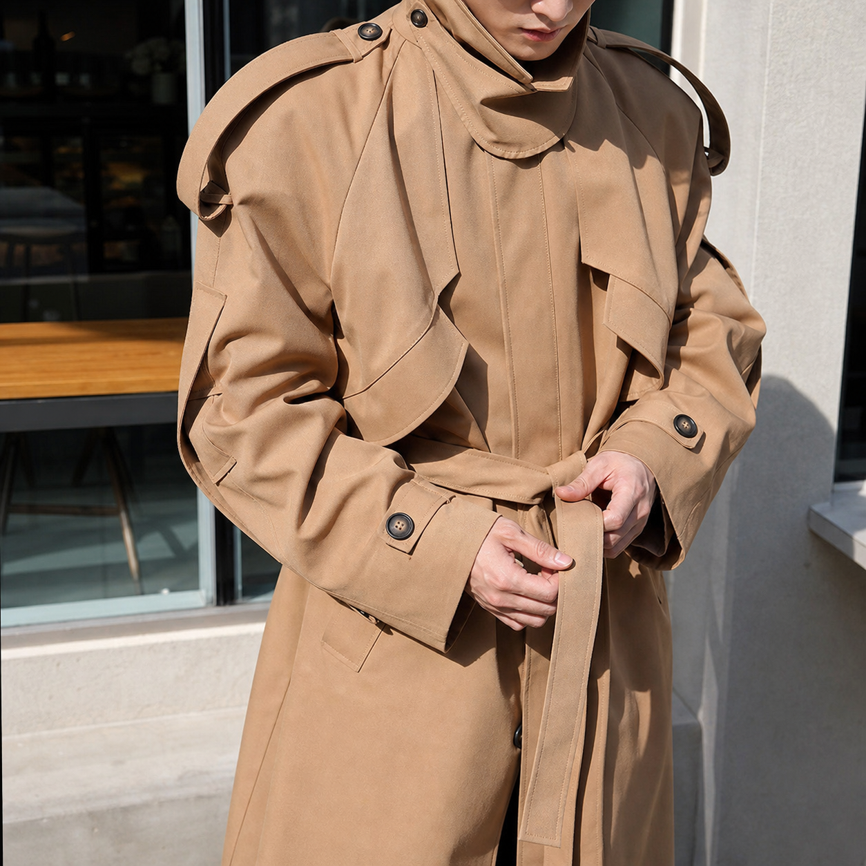 Shoulder Pad Overcoat showcase 3