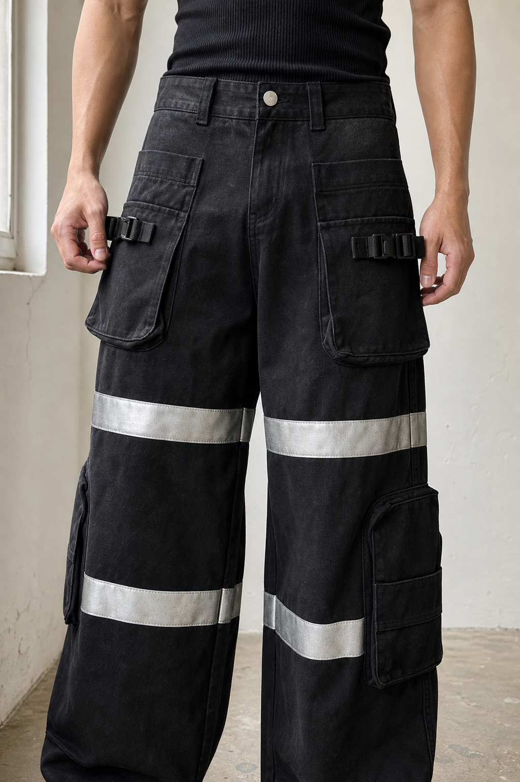 Inferno Signal Reflective Cargo Pants showcase 3