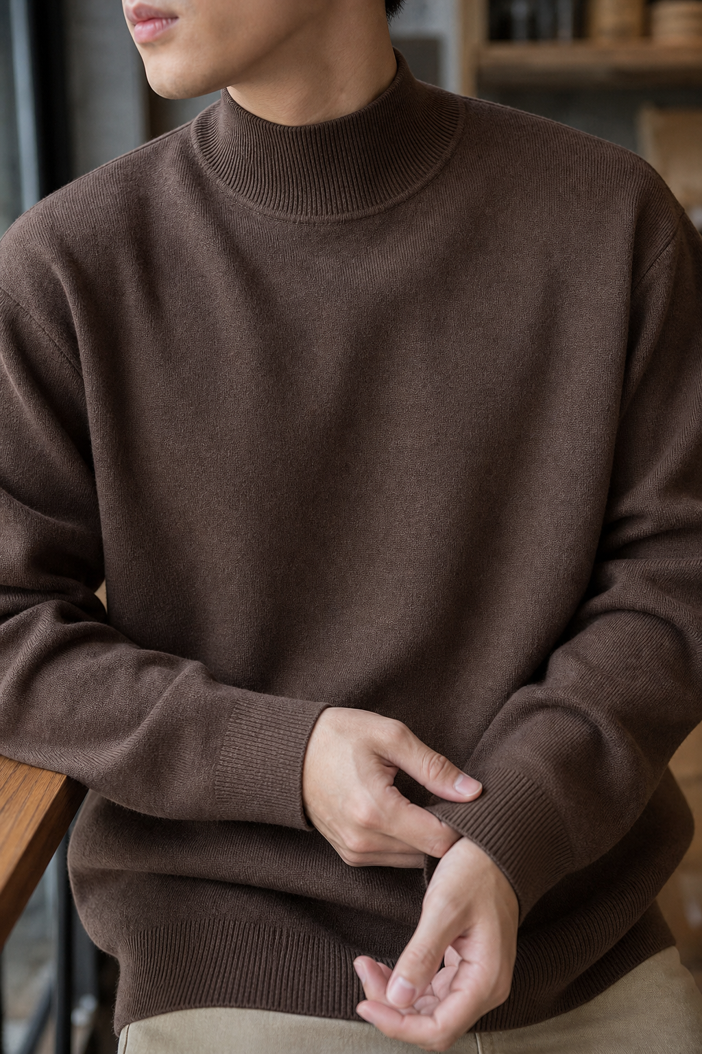 Frosted Mockneck Sweater showcase 3