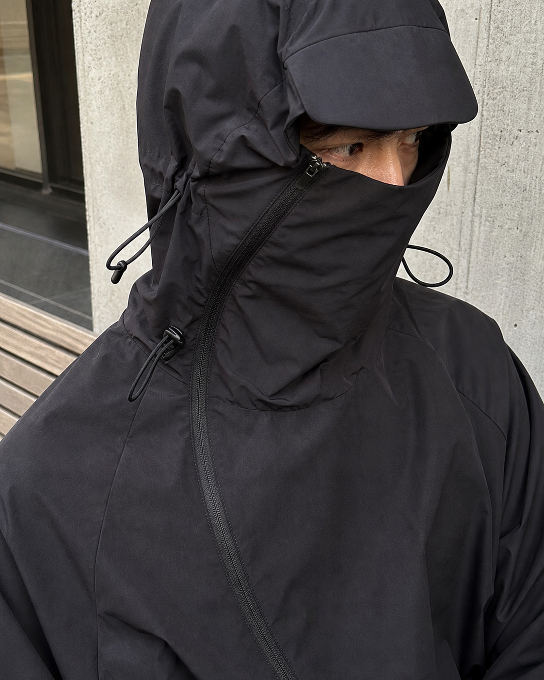 Face-Shield Tech Windbreaker Jacket showcase 3