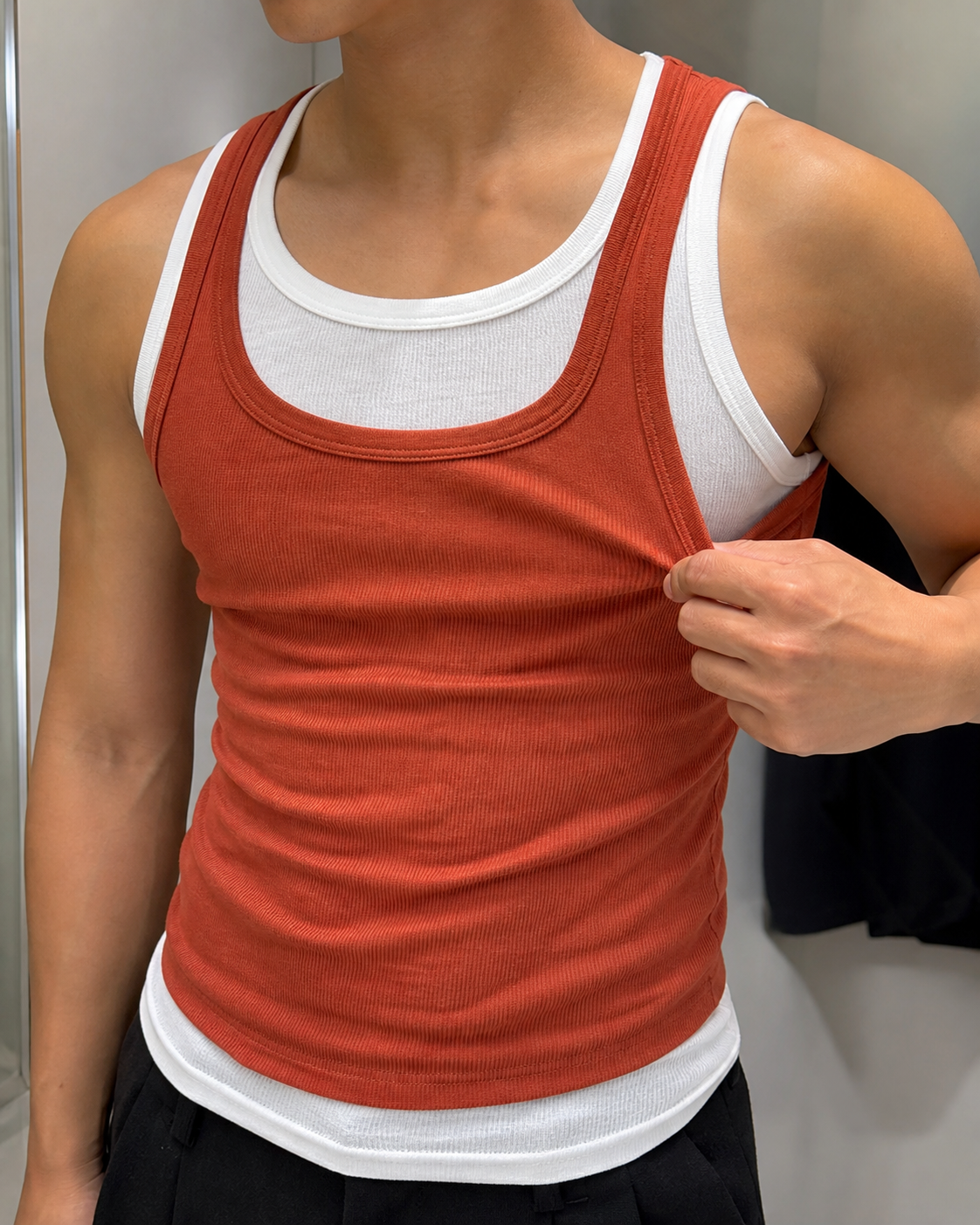 Layered Ember Double Tank Top showcase 3