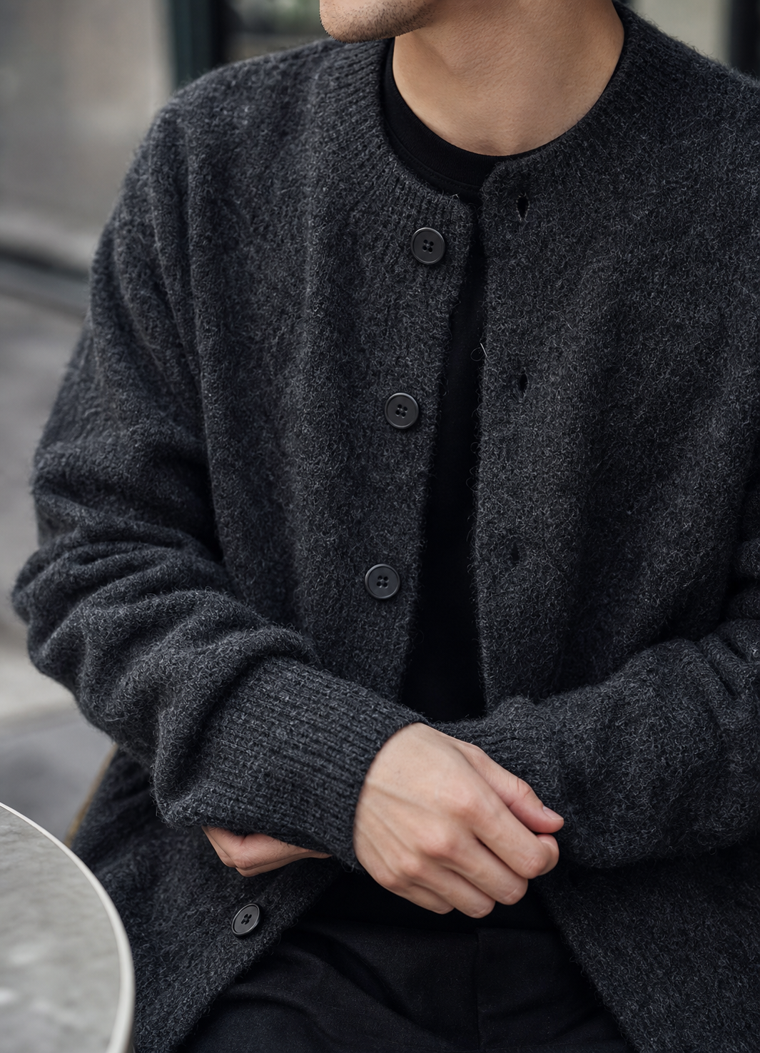 Frosted Haze Knit Cardigan showcase 3